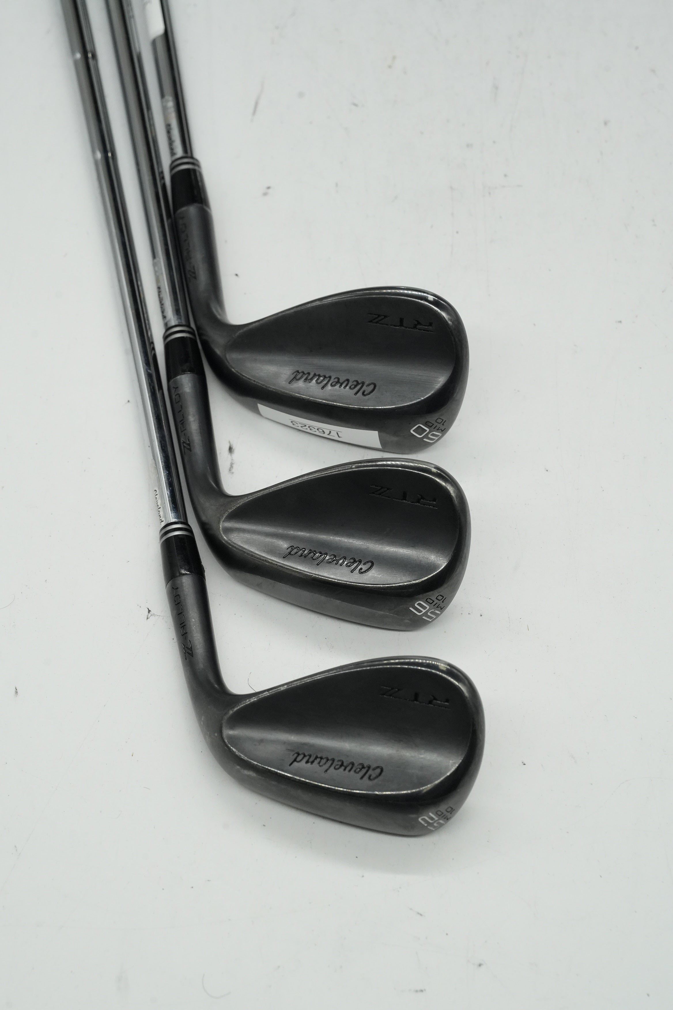 Cleveland RTZ Black Satin 52, 56, 60 Degree Wedge Set Wedge Flex