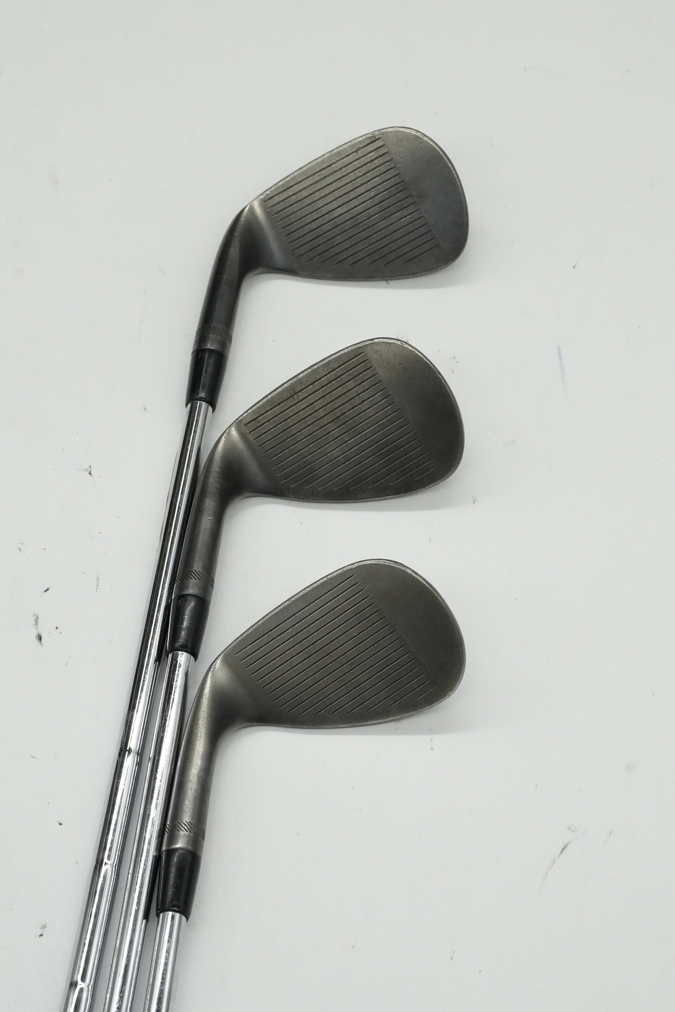 Titleist Vokey SM6 Jet Black 50, 56, 60 Degree Wedge Set Wedge Flex Golf Clubs GolfRoots 