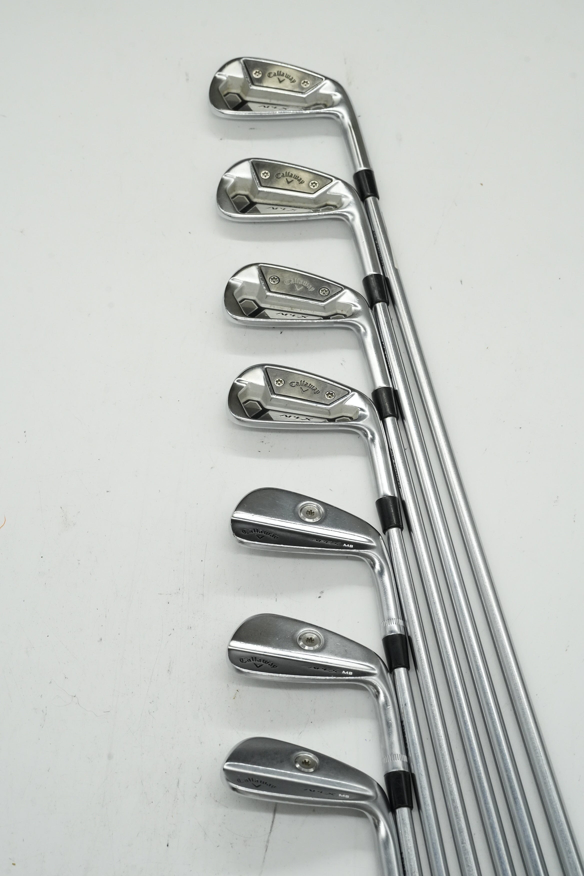 Callaway Apex TCB/MB Combo 3-8, PW Iron Set X Flex +0.5" Golf Clubs GolfRoots 