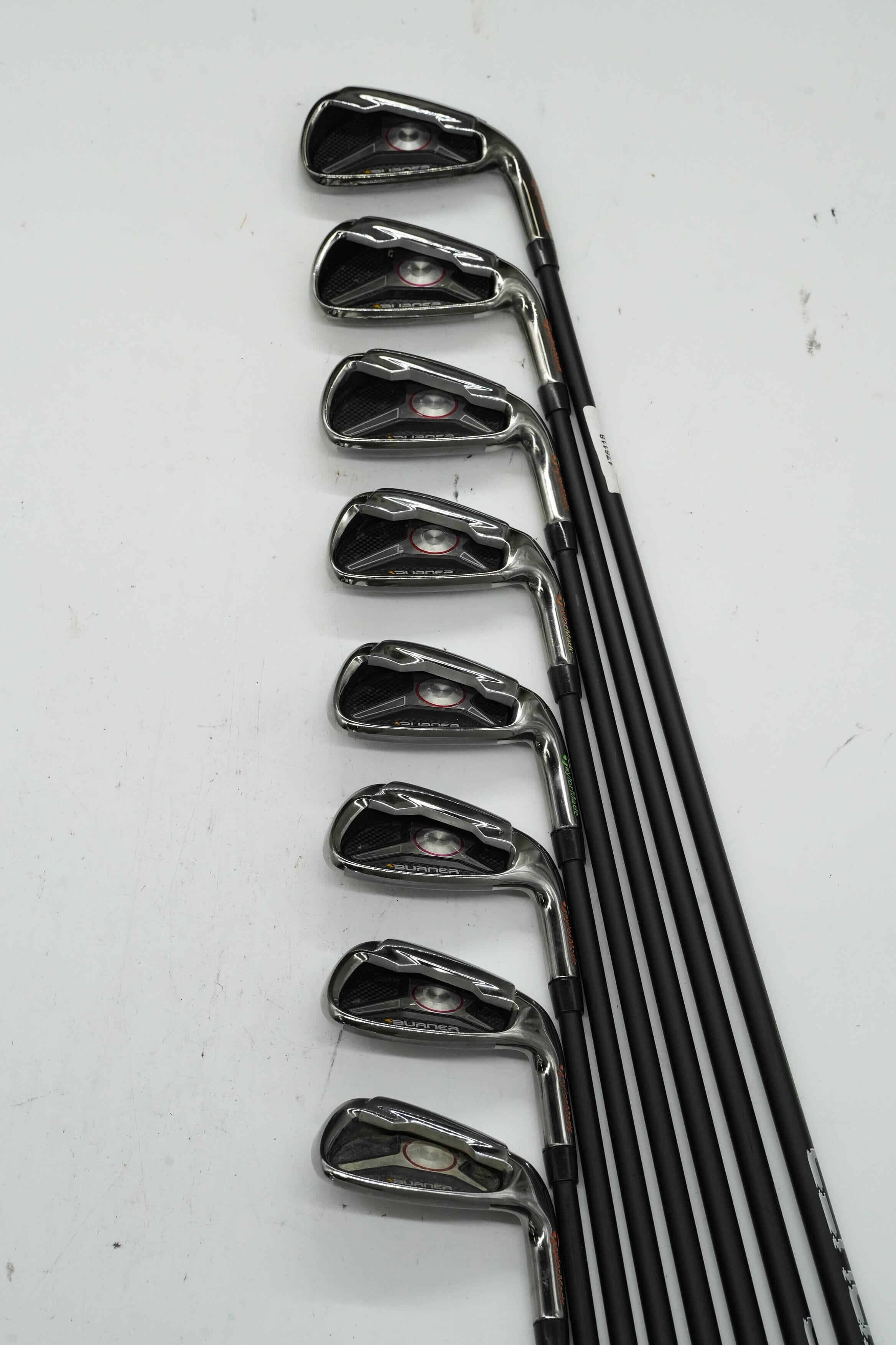 TaylorMade Burner '09 3-PW Iron Set R Flex -0.5" Golf Clubs GolfRoots 