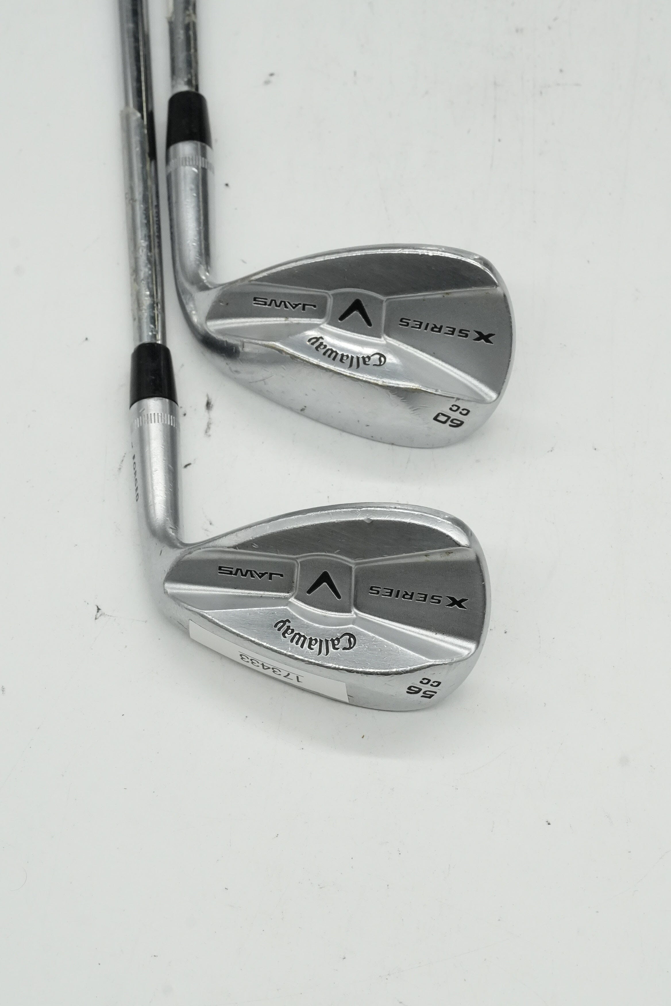 Callaway X-Series Jaws 56 & 60 Degree Wedge Set S Flex Golf Clubs GolfRoots 