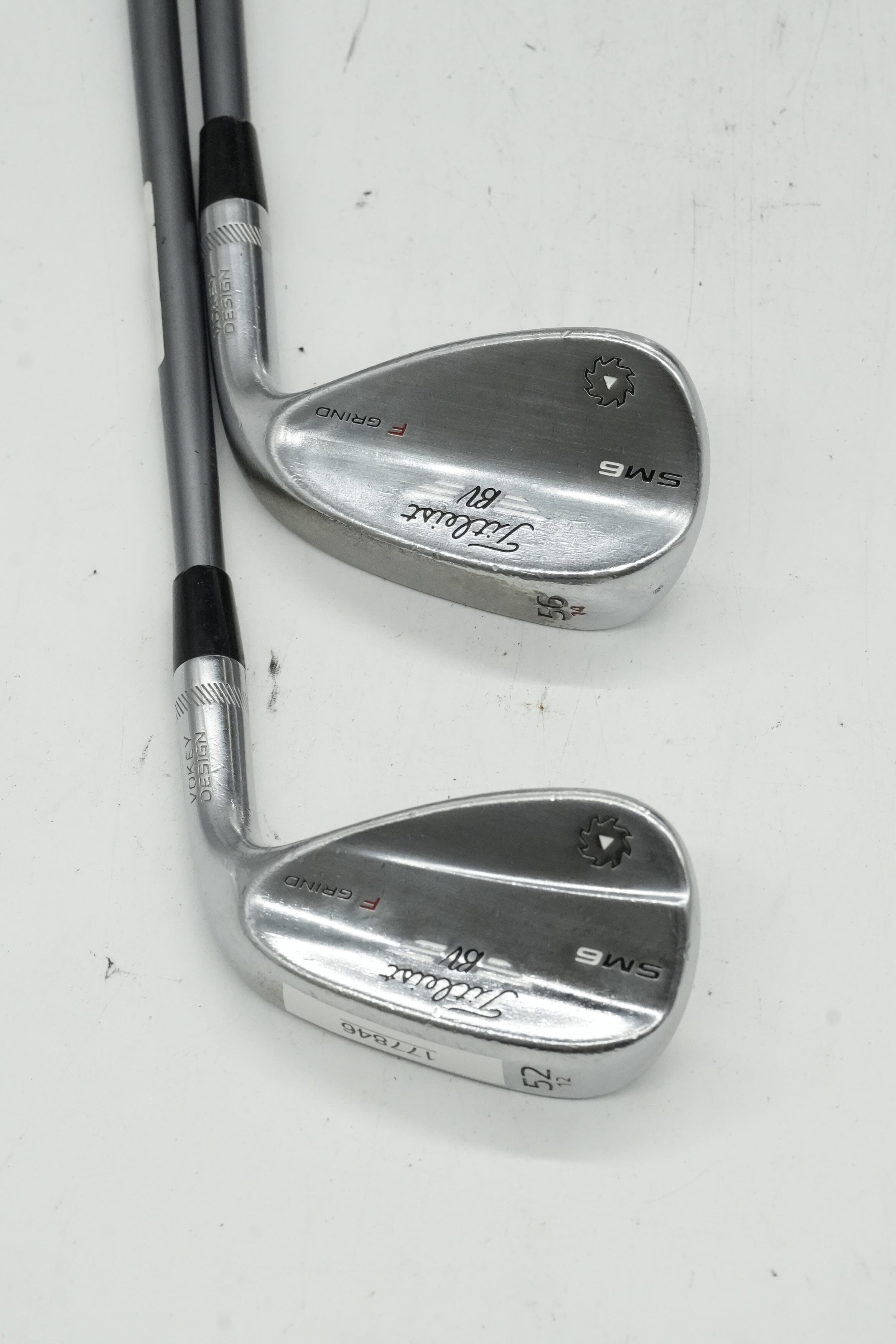 Titleist Vokey SM6 Tour Chrome 52 & 56 Degree Wedge Set SR Flex Golf Clubs GolfRoots 