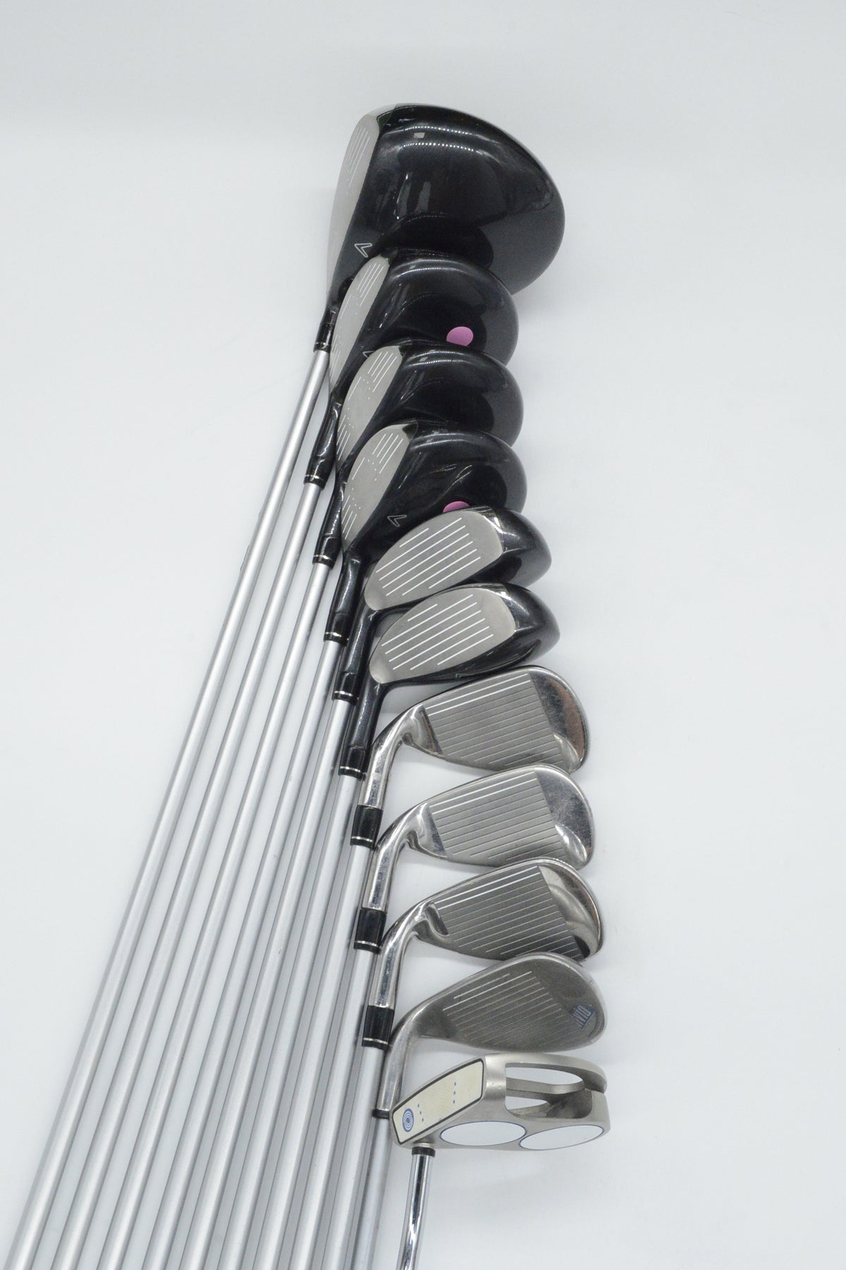 Women's *Dented* Callaway Solaire (No 8 iron) Mixed Full Set W Flex -0.5"