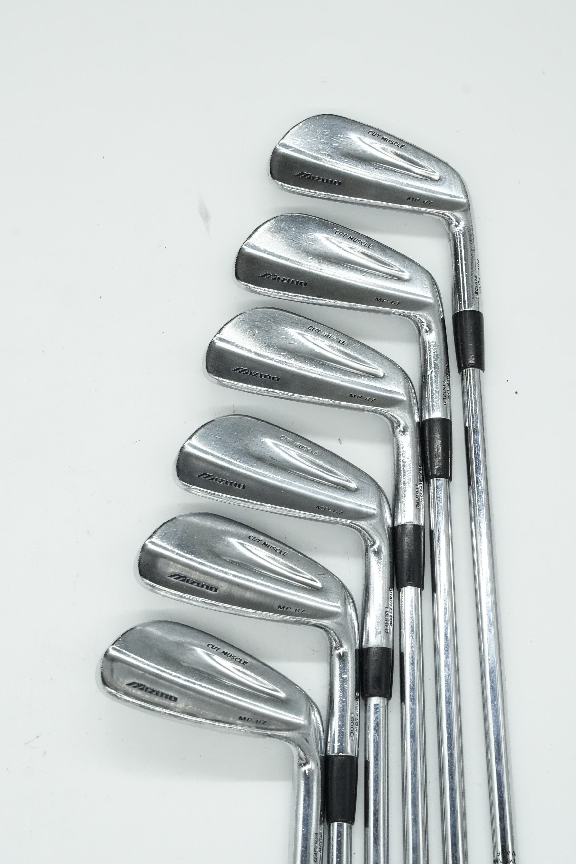 Mizuno MP-67 4-9 Iron Set S Flex +0.5" Golf Clubs GolfRoots 