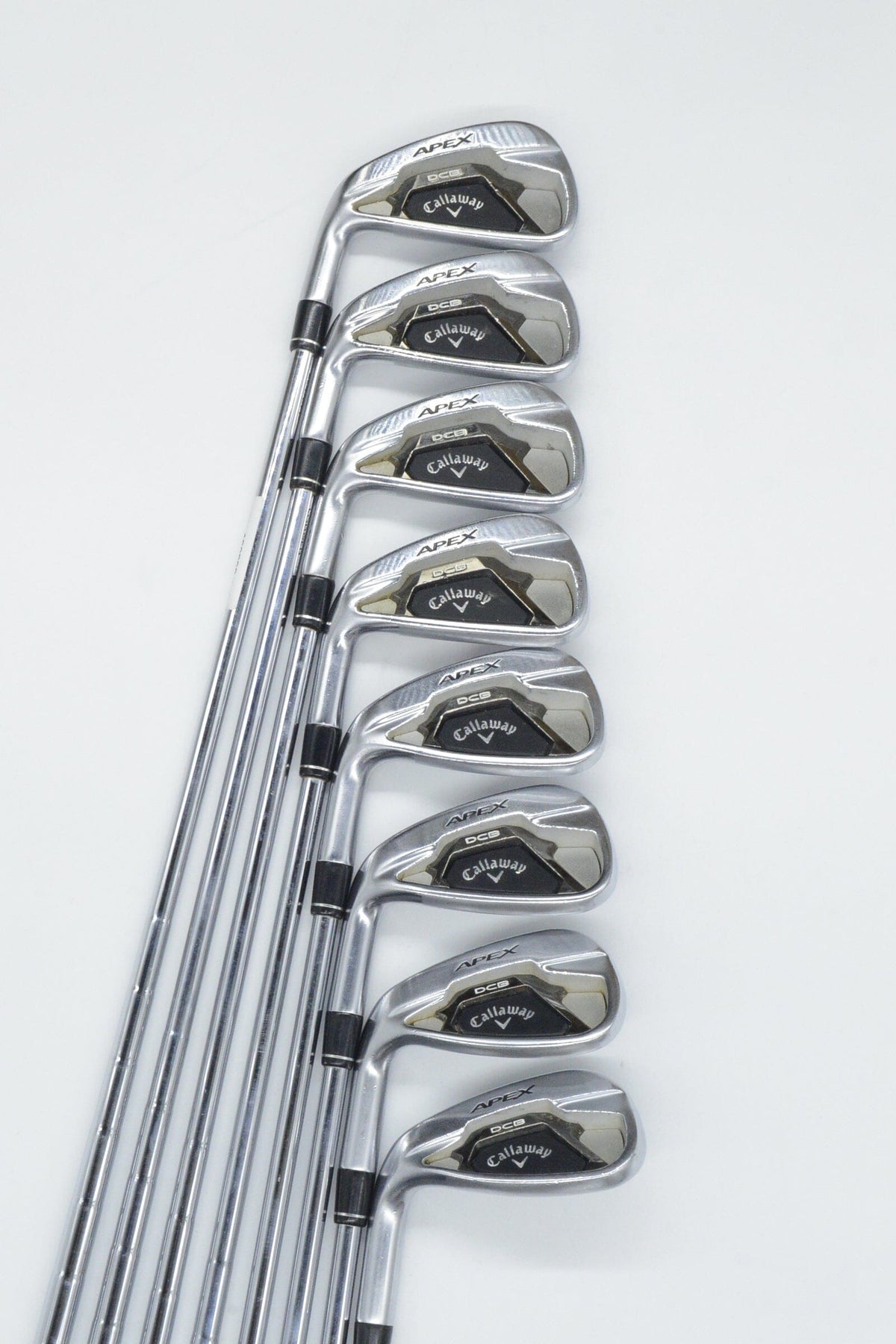 Lefty Callaway Apex DCB 4-AW Iron Set S Flex -0.25" Golf Clubs GolfRoots 