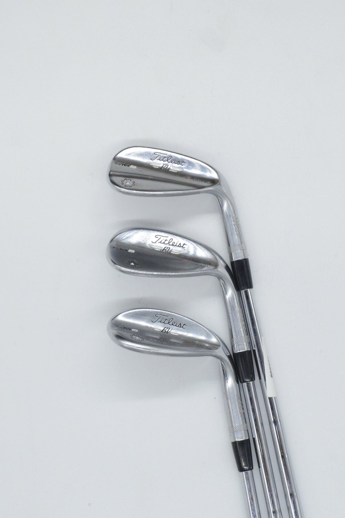Titleist Vokey SM6 Tour Chrome 48, 54, 60 Degree Wedge Set Wedge Flex Golf Clubs GolfRoots 