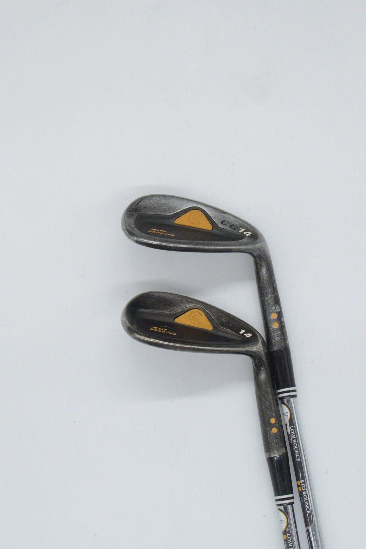 Cleveland CG14 Black Pearl 54 & 58 Degree Wedge Set Wedge Flex Golf Clubs GolfRoots 