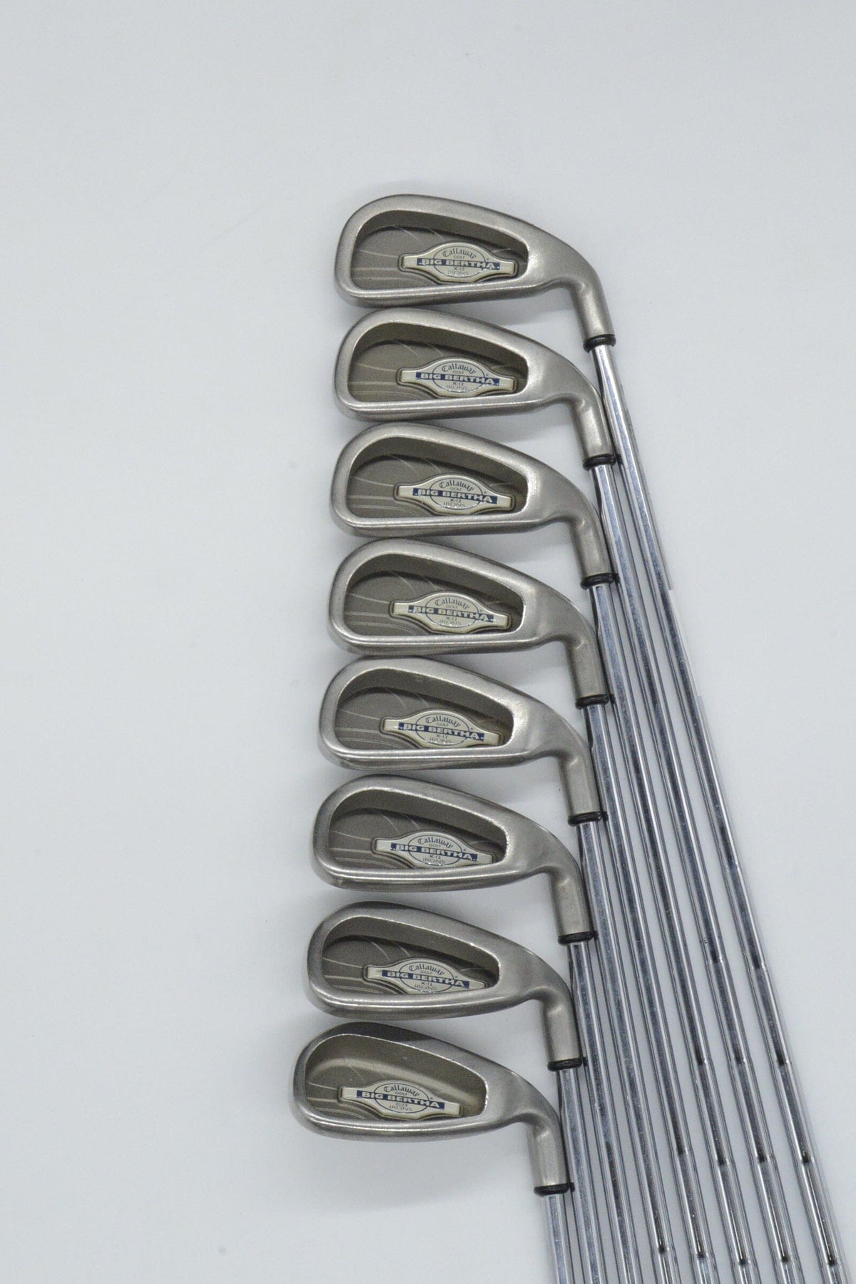 Callaway Big Bertha X-12 3-PW Iron Set S Flex Std Length Golf Clubs GolfRoots 