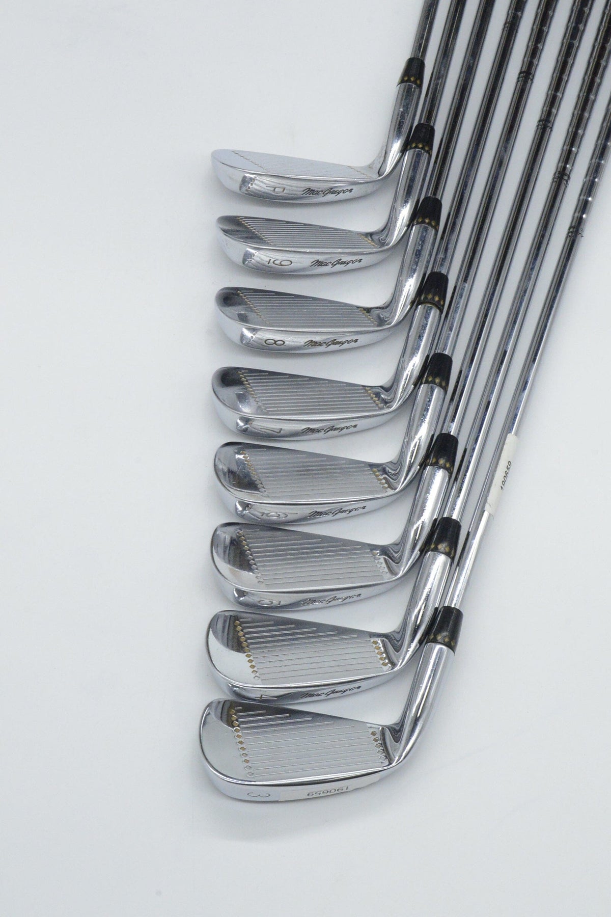 MacGregor Vip V-Foil 1025-C 3-PW Iron Set S Flex +0.25" Golf Clubs GolfRoots 