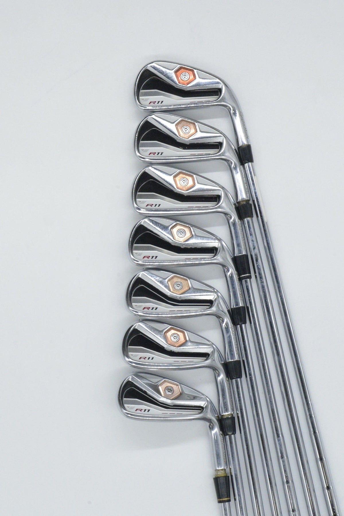 TaylorMade R11 4-PW Iron Set S Flex +0.25" Golf Clubs GolfRoots 