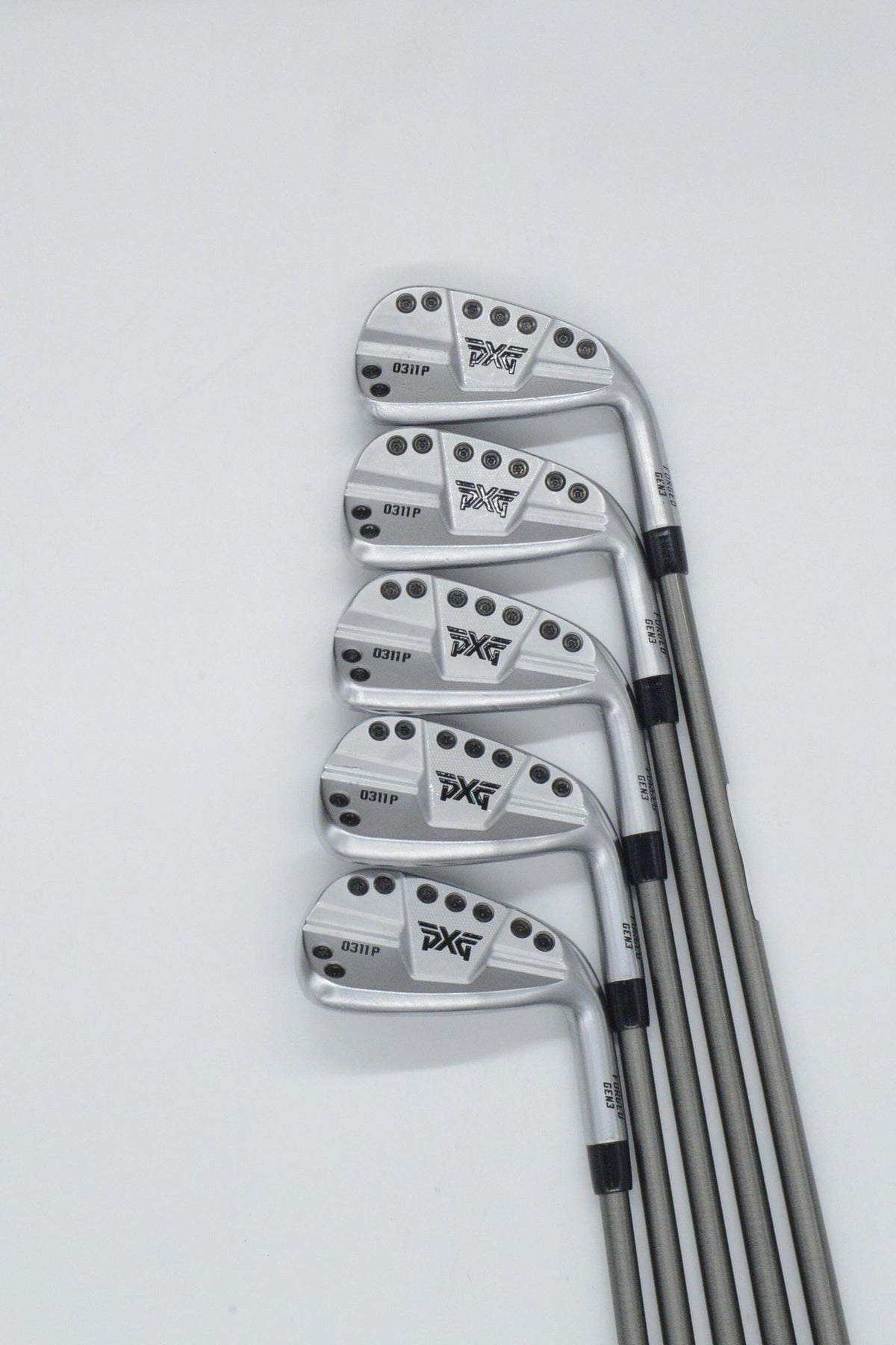 PXG 0311P Gen 3 5-9 Iron Set S Flex -0.5" Golf Clubs GolfRoots 