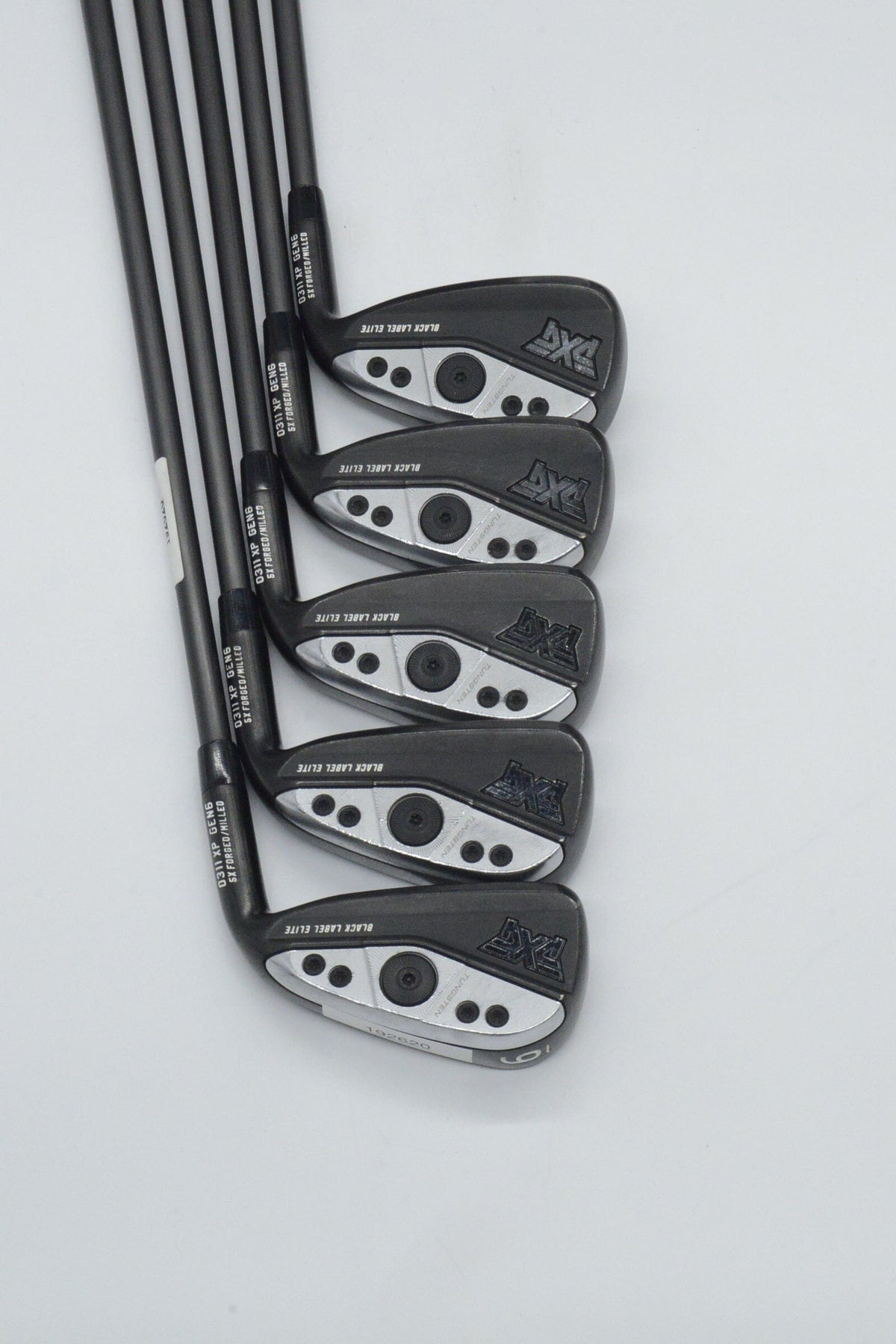 PXG 0311XP Gen 6 Black Label Elite 6-PW Iron Set R Flex -0.75" Golf Clubs GolfRoots 