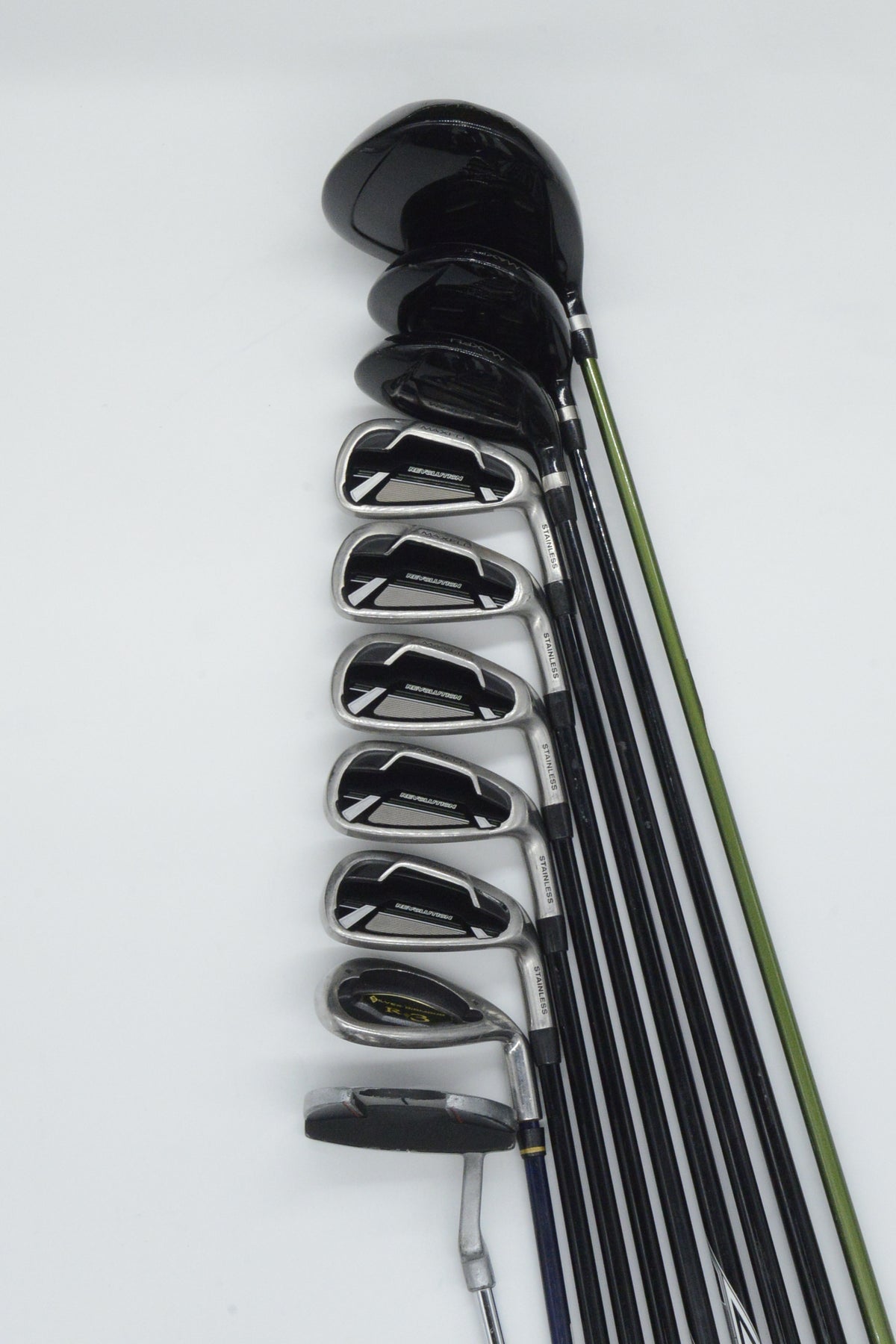 *Dented* MaxFli Revolution Black Mixed Full Set SR Flex Std Length