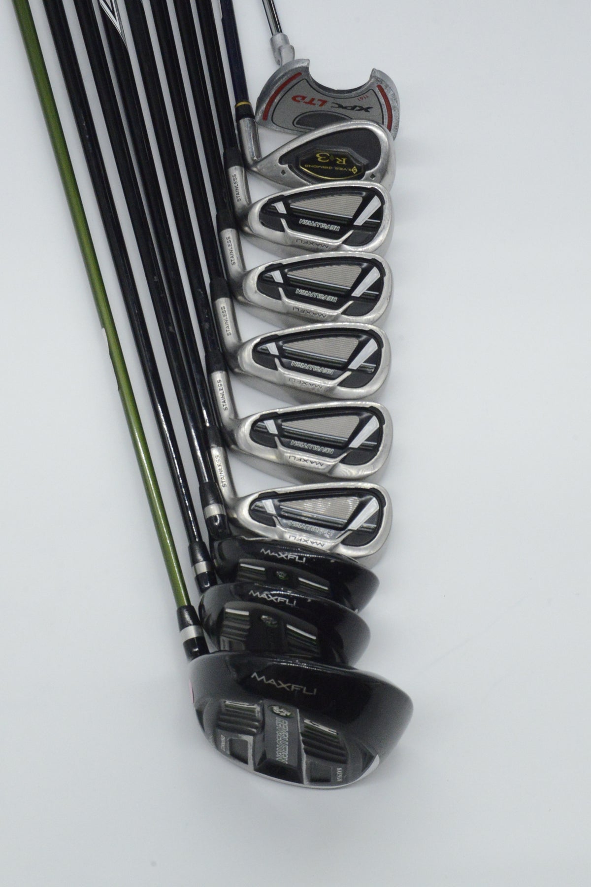 *Dented* MaxFli Revolution Black Mixed Full Set SR Flex Std Length