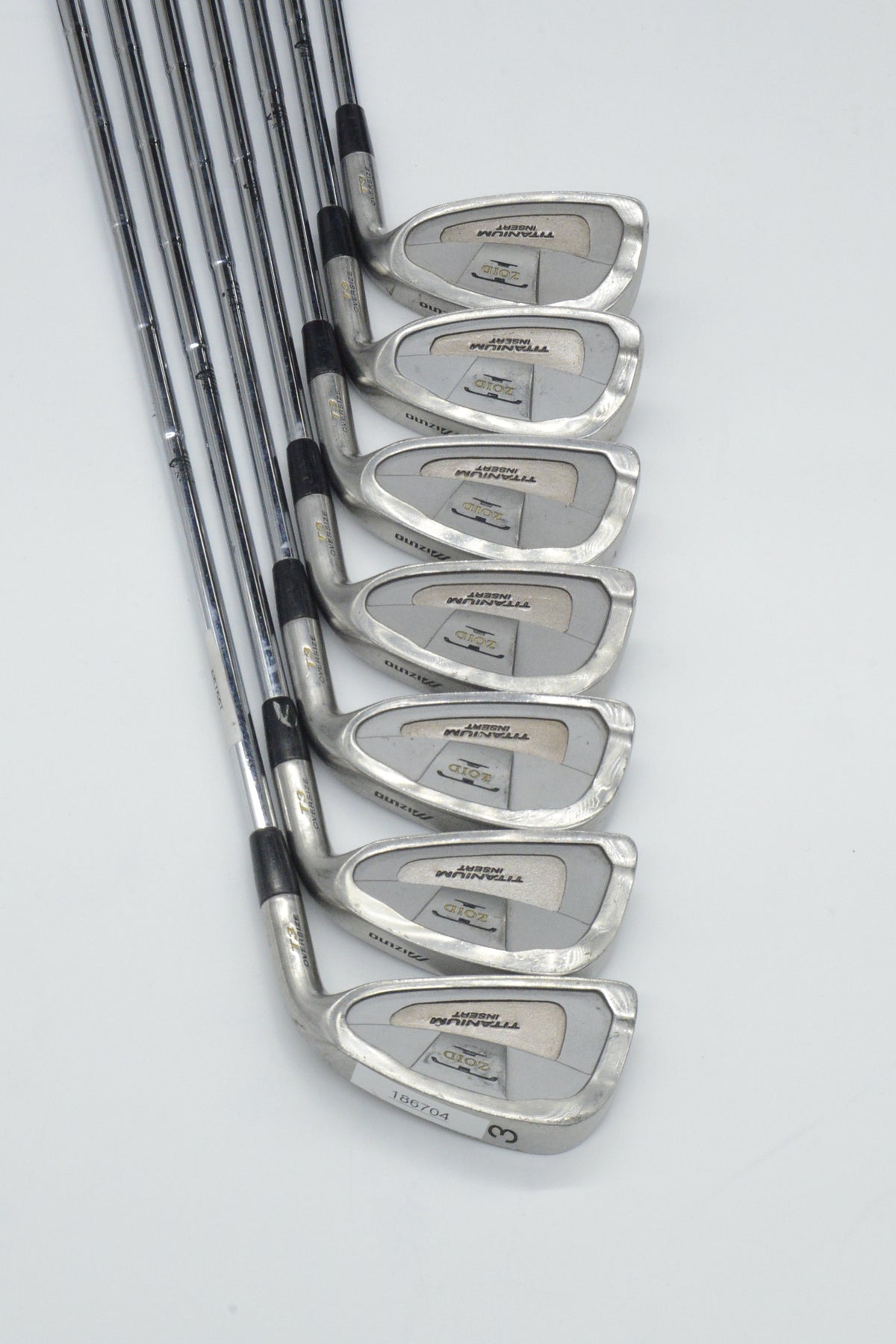 Mizuno T-Zoid T3 Oversize 3-9 Iron Set S Flex Std Length