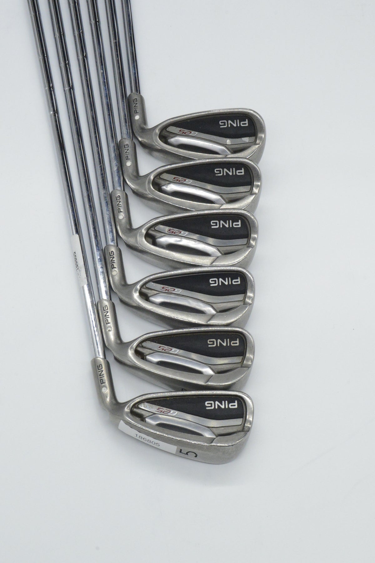 Ping G25 5, 7-UW Iron Set R Flex Std Length