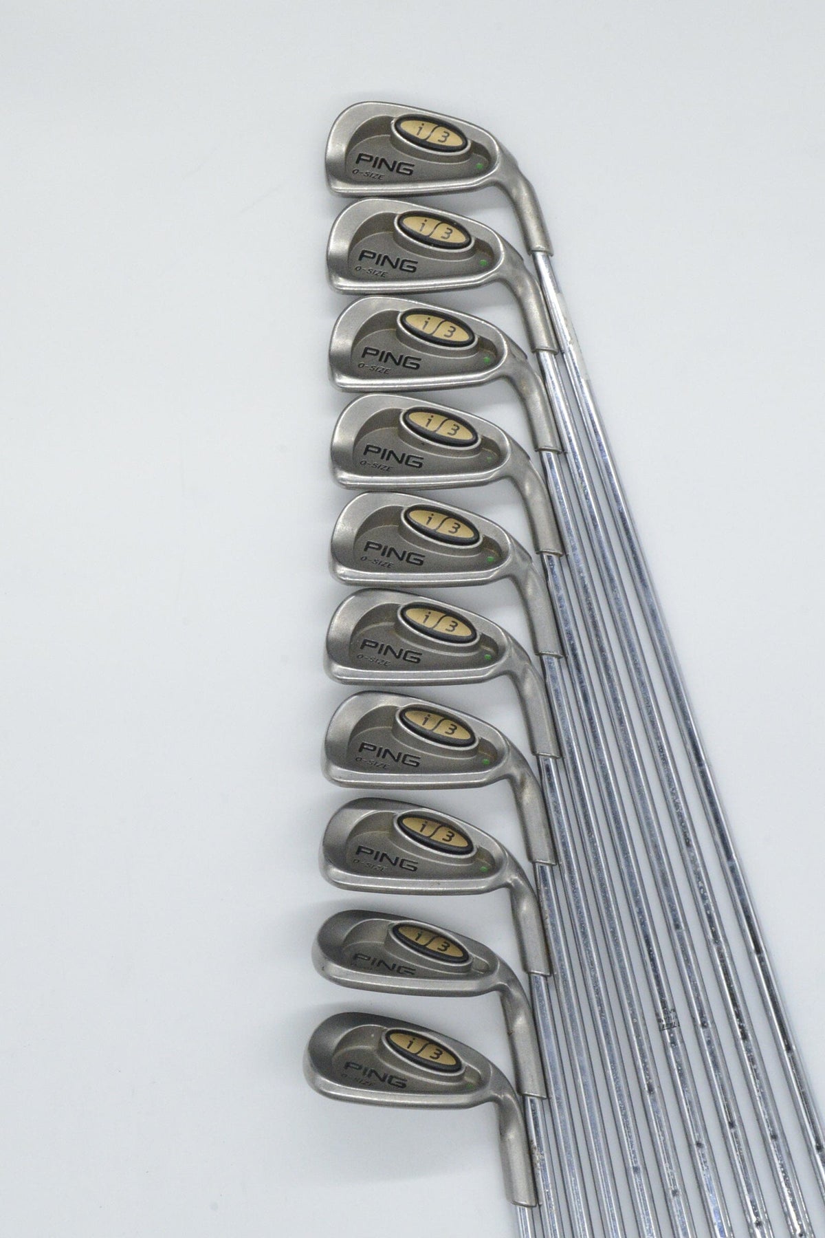 Ping I3 O-Size 3-PW, SW-LW Iron Set S Flex +0.25"