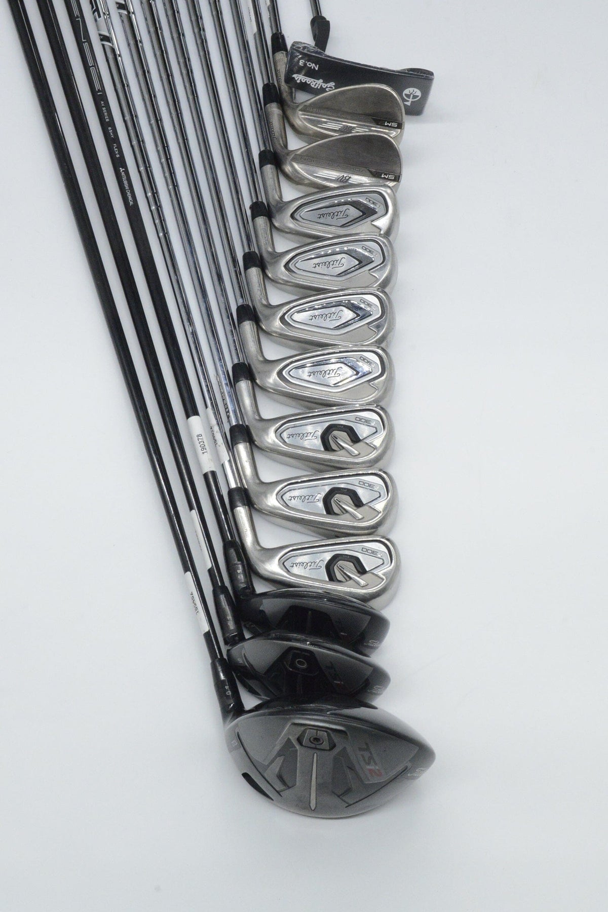 Titleist T300 Mixed Full Set S Flex Std Length Golf Clubs GolfRoots 