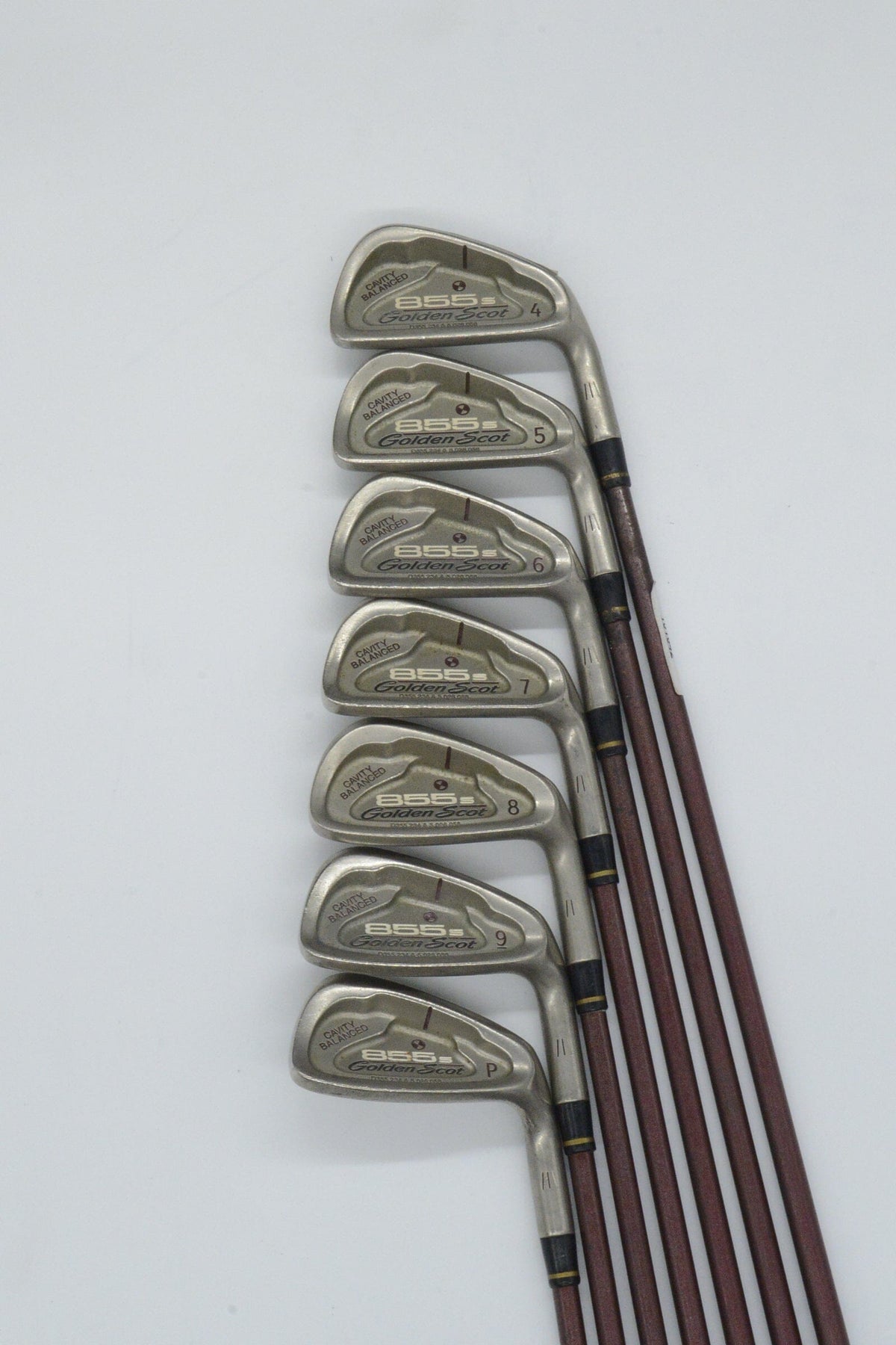 Tommy Armour 855S Golden Scot 4-PW Iron Set S Flex Std Length Golf Clubs GolfRoots 