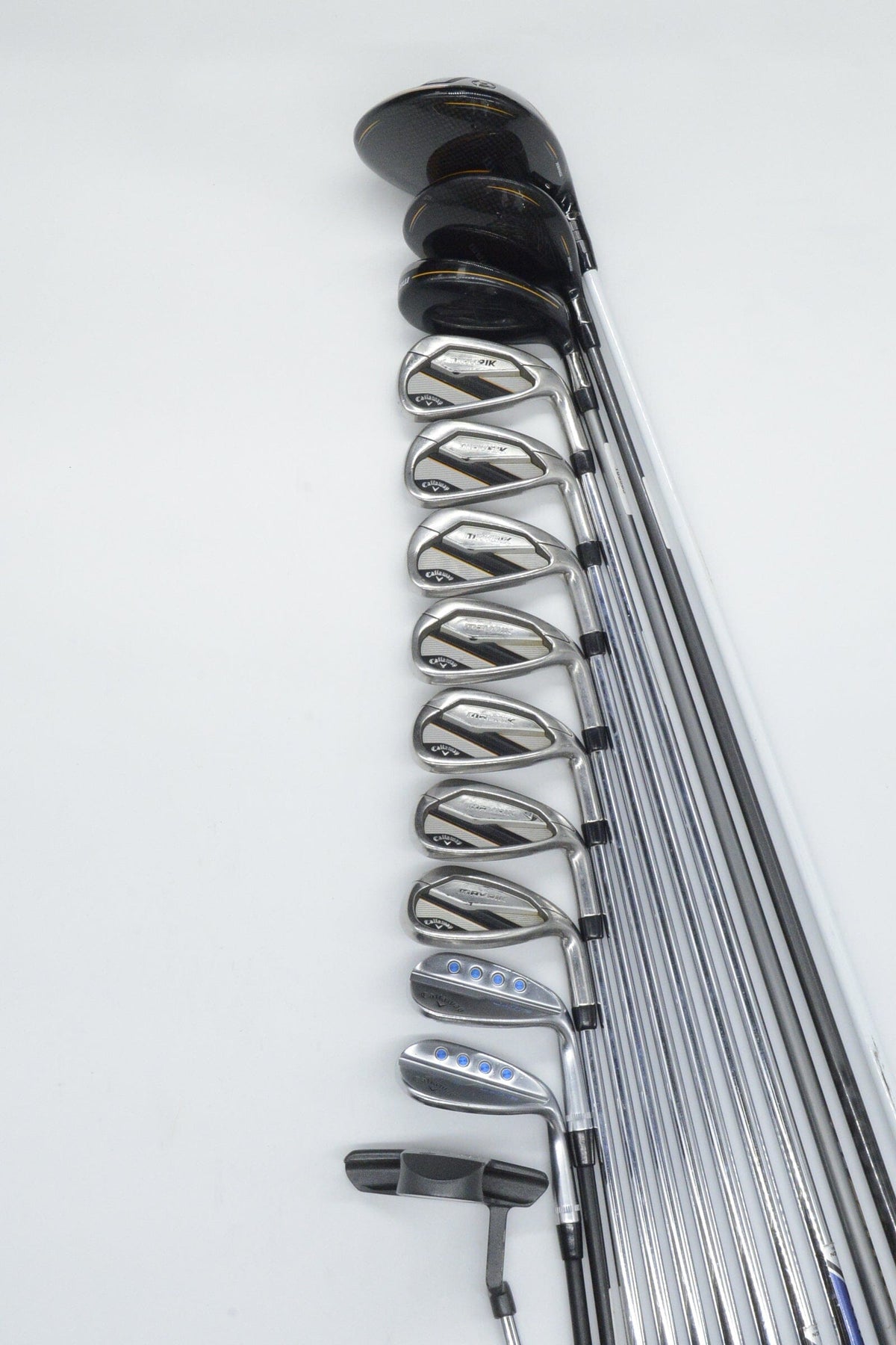 Callaway Mavrik Mixed Full Set S Flex +0.25" Golf Clubs GolfRoots 