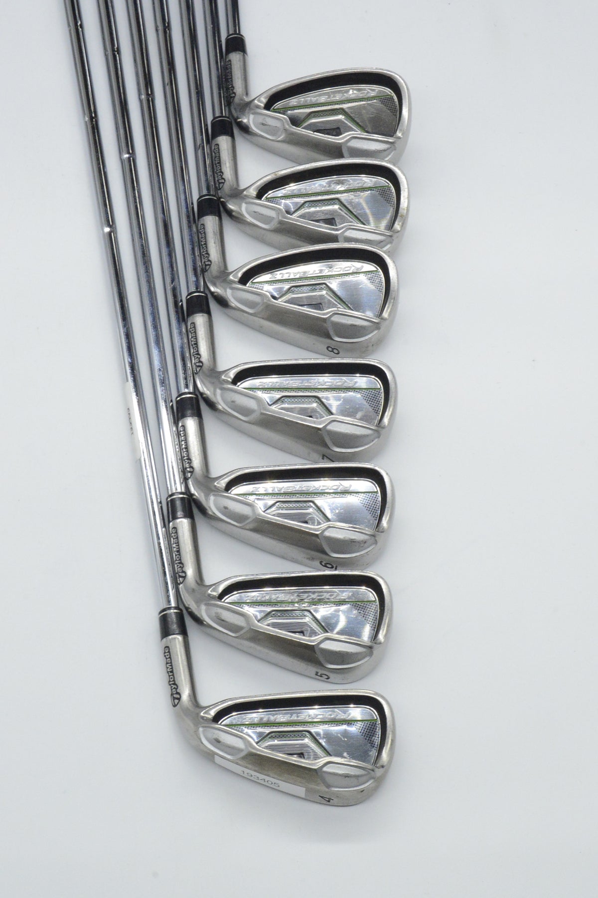 TaylorMade Rocketballz 4-PW Iron Set R Flex +0.5"