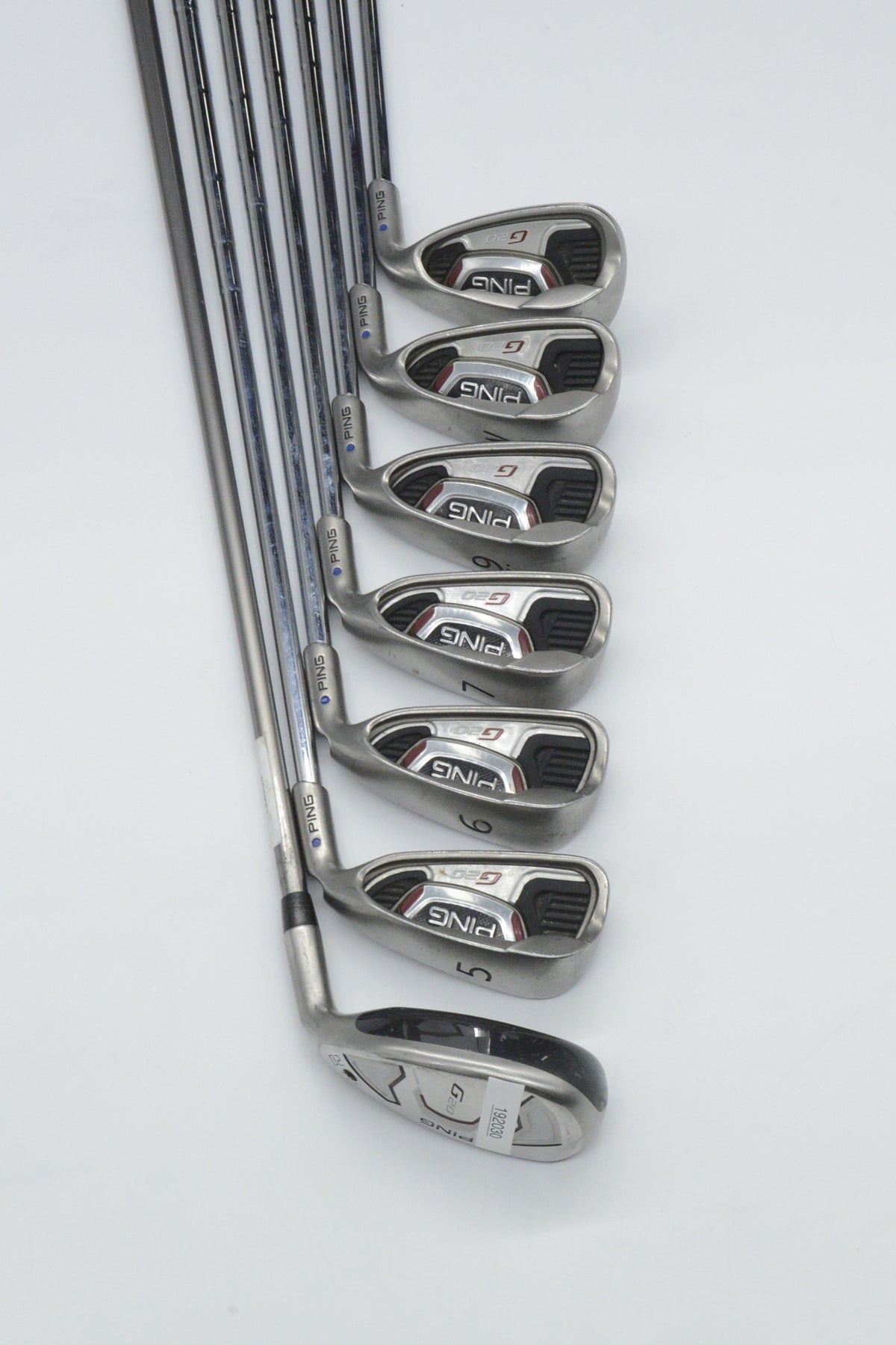 Ping G20 4H, 5-7, 9-PW, SW Iron Set R Flex Std Length