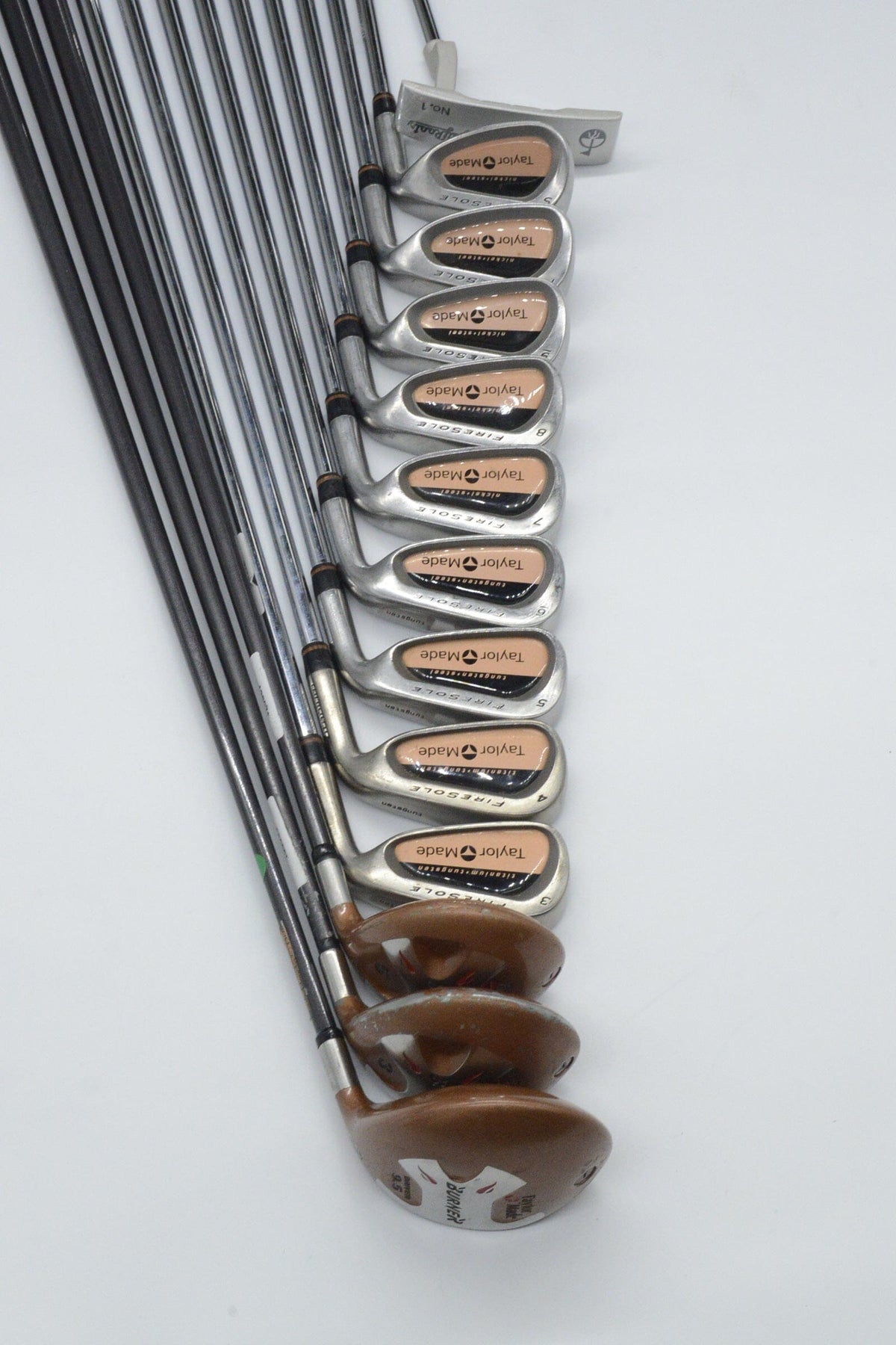 TaylorMade Firesole Mixed Full Set S Flex -0.5" Golf Clubs GolfRoots 
