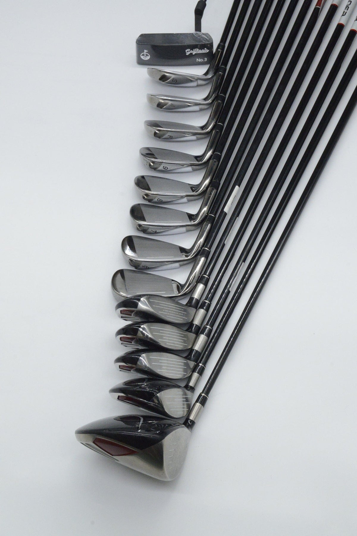 TaylorMade Burner '09 Mixed Full Set R Flex -0.25" Golf Clubs GolfRoots 