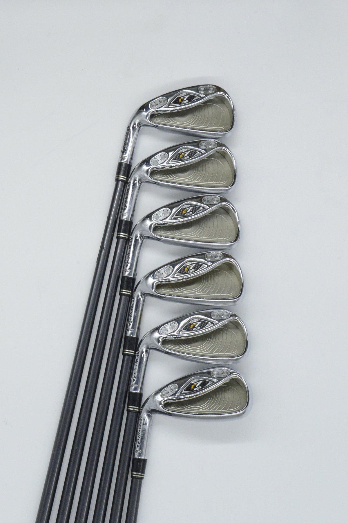 Lefty TaylorMade R7 CGB Max 4-9 Iron Set W Flex Std Length Golf Clubs GolfRoots 