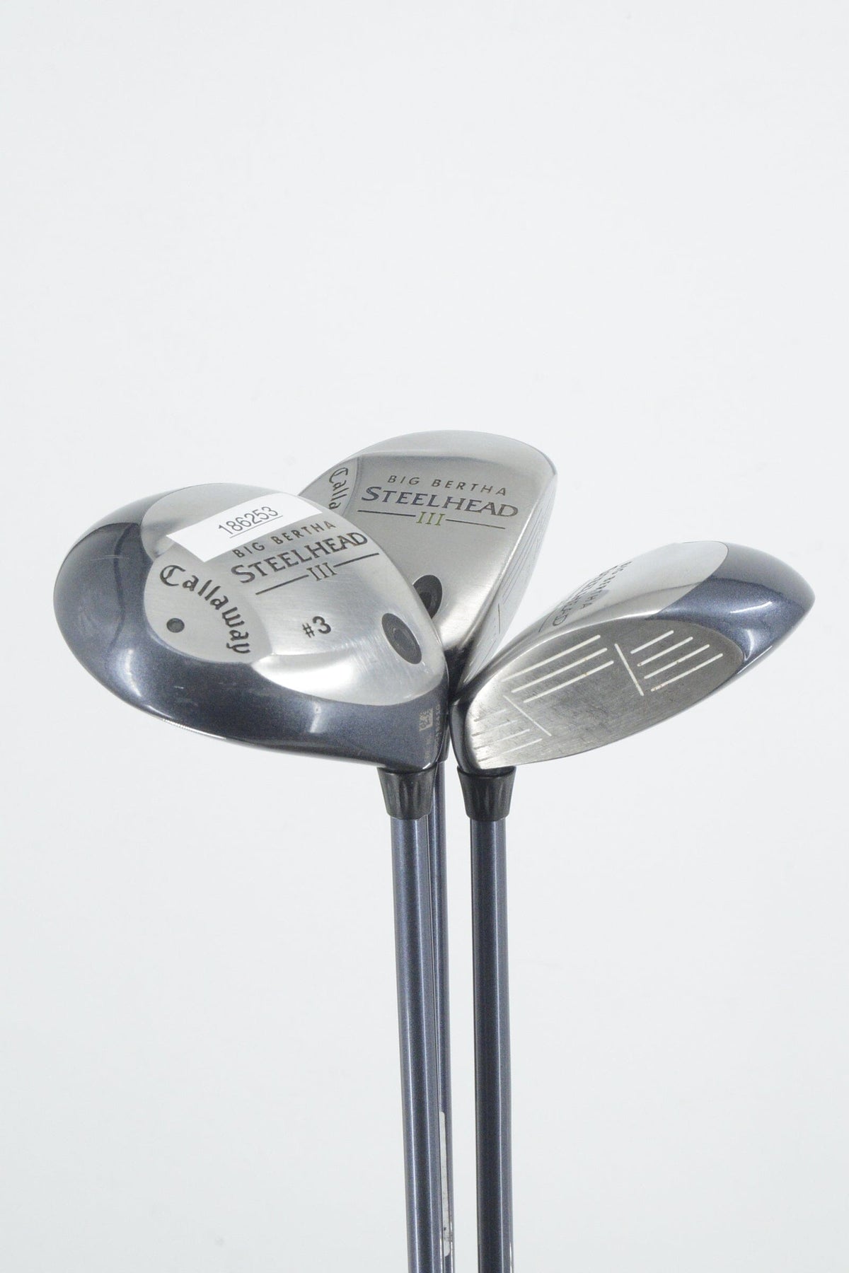 Callaway Steelhead III 3W, 5W, 7W Wood Set R Flex Golf Clubs GolfRoots 