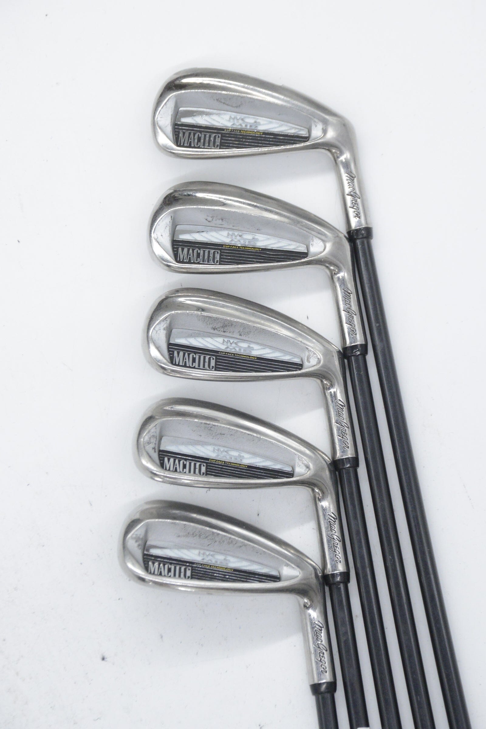 MacGregor Mac Tec NVG2 Mid 6-PW Iron Set R Flex +0.5" Golf Clubs GolfRoots 