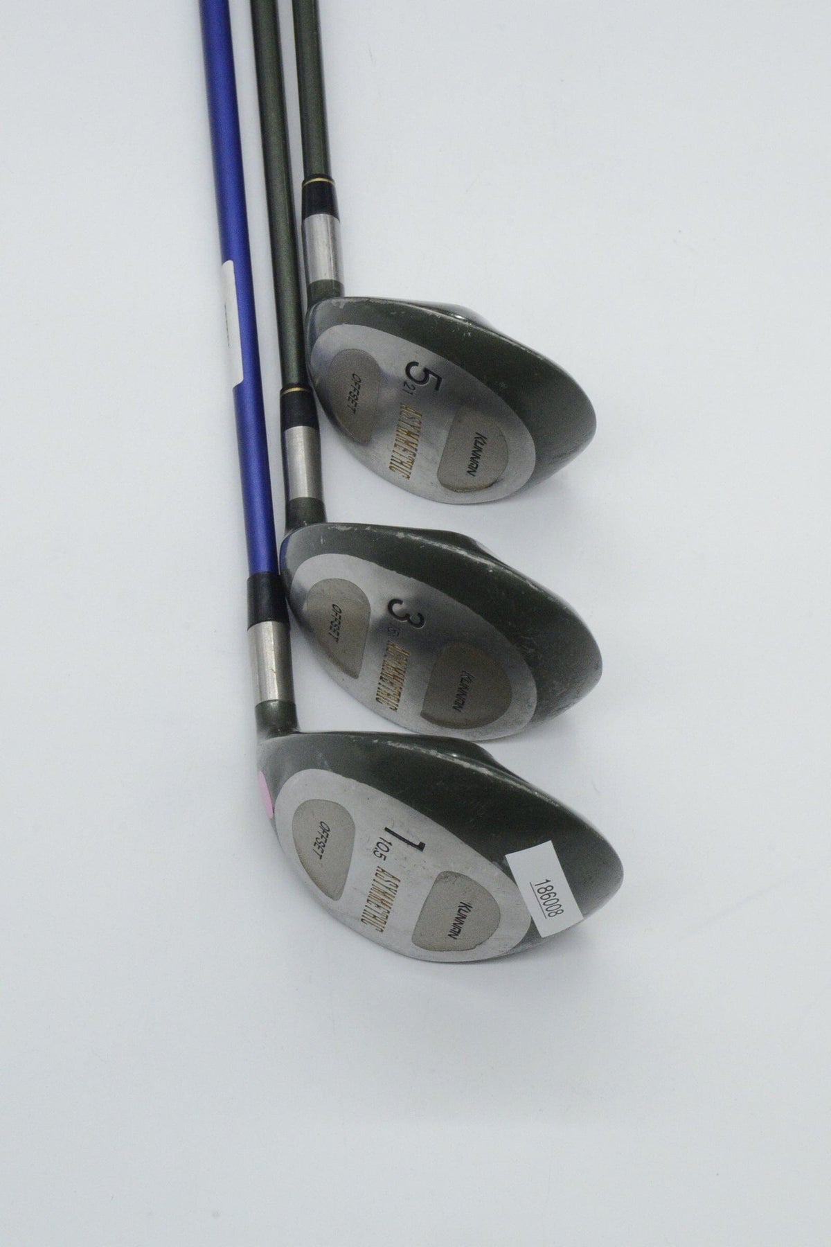 *Dented* Kunnan Asymmetric D, 3W, 5W Wood Set R Flex Golf Fairway Woods Kunnan 