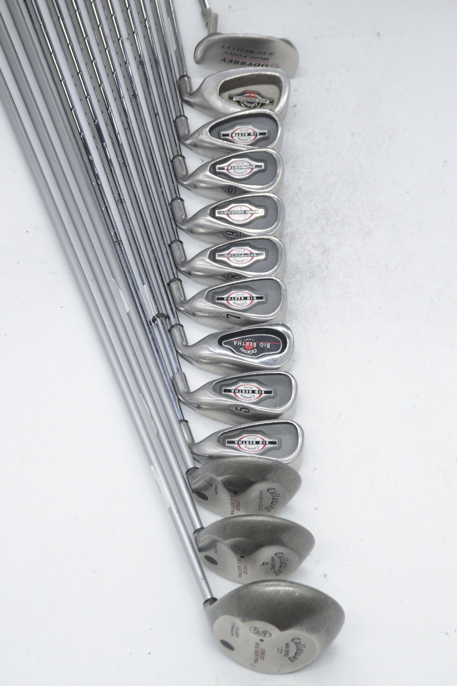 Callaway Big Bertha 2002 Mixed Full Set Uniflex Std Length Golf Clubs GolfRoots 