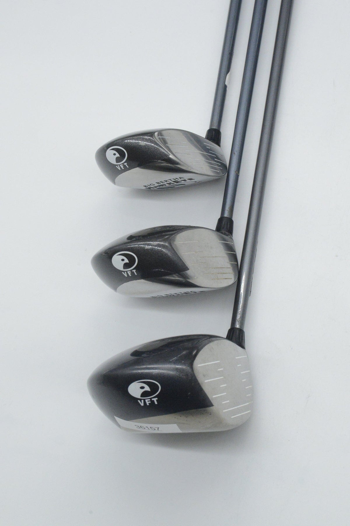 Women's Callaway Hawk Eye VFT Titanium D, 3W, 5W Wood Set W Flex Golf Fairway Woods Callaway 