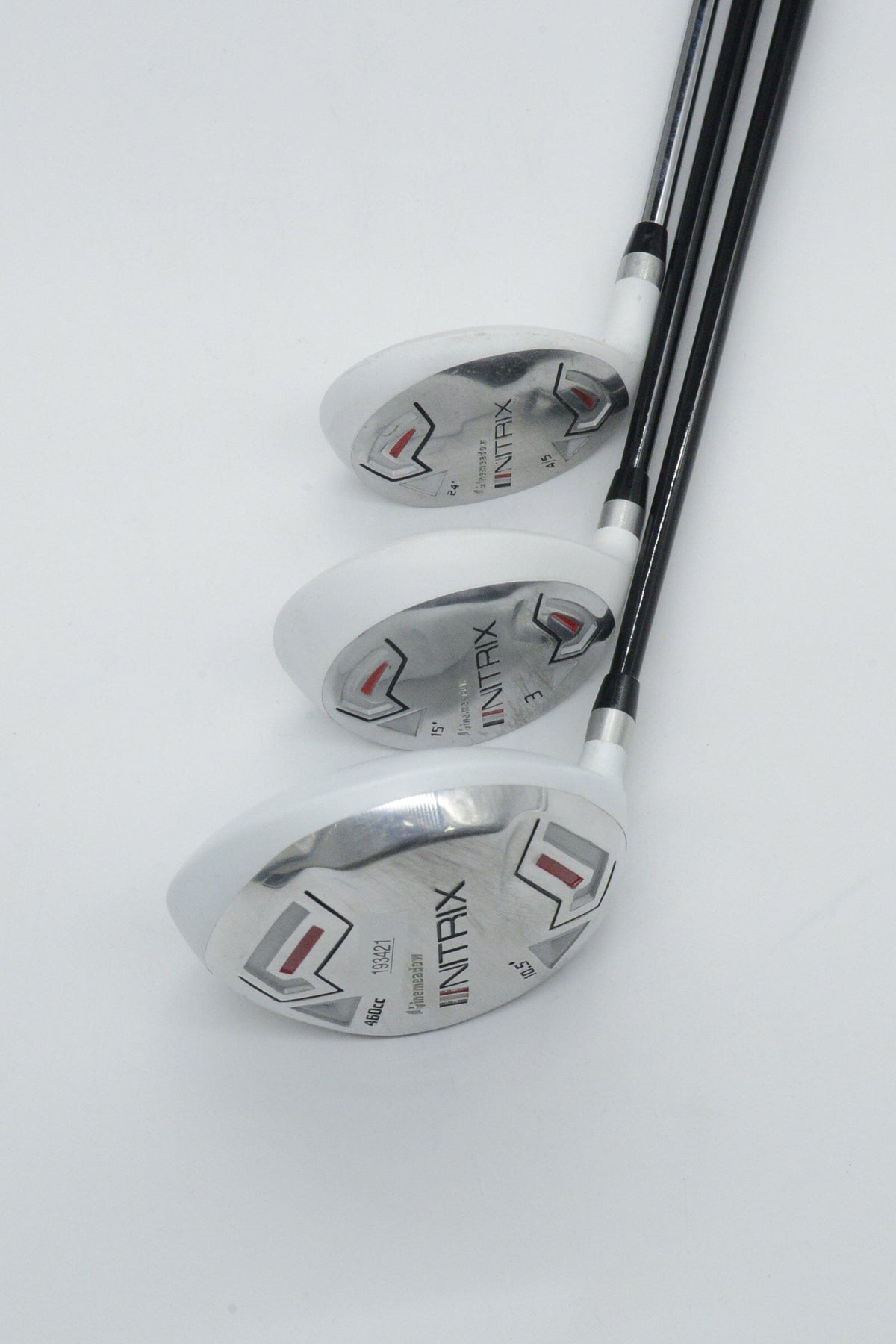 Lefty Pinemeadow Nitrix D, 3W, 4H Wood Set R Flex Golf Fairway Woods Pinemeadow 