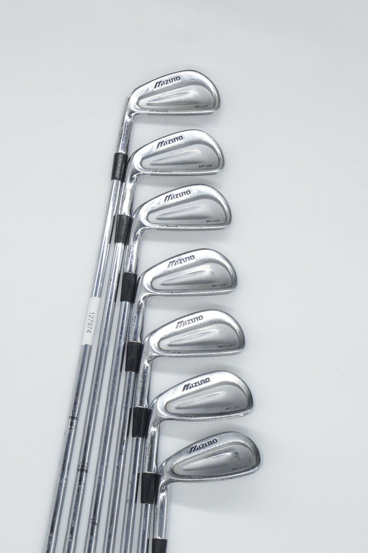 Lefty Mizuno MP-60 3-8, PW Iron Set S Flex +0.5" Golf Clubs GolfRoots 