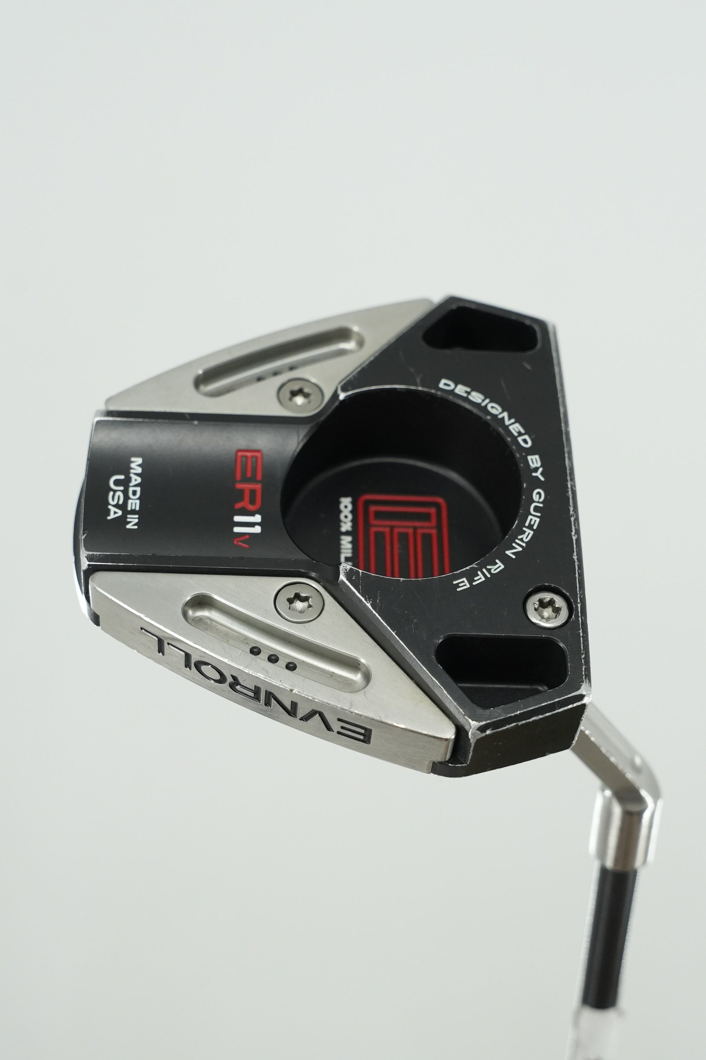 Evnroll ER11V1 Short Slant Mallet Black Tourtac Putter 35.5" Golf Clubs GolfRoots 