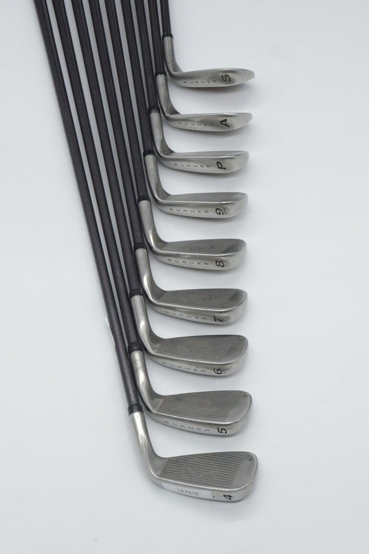 Lefty TaylorMade Burner Oversize 4-SW Iron Set S Flex Std Length Golf Clubs GolfRoots 