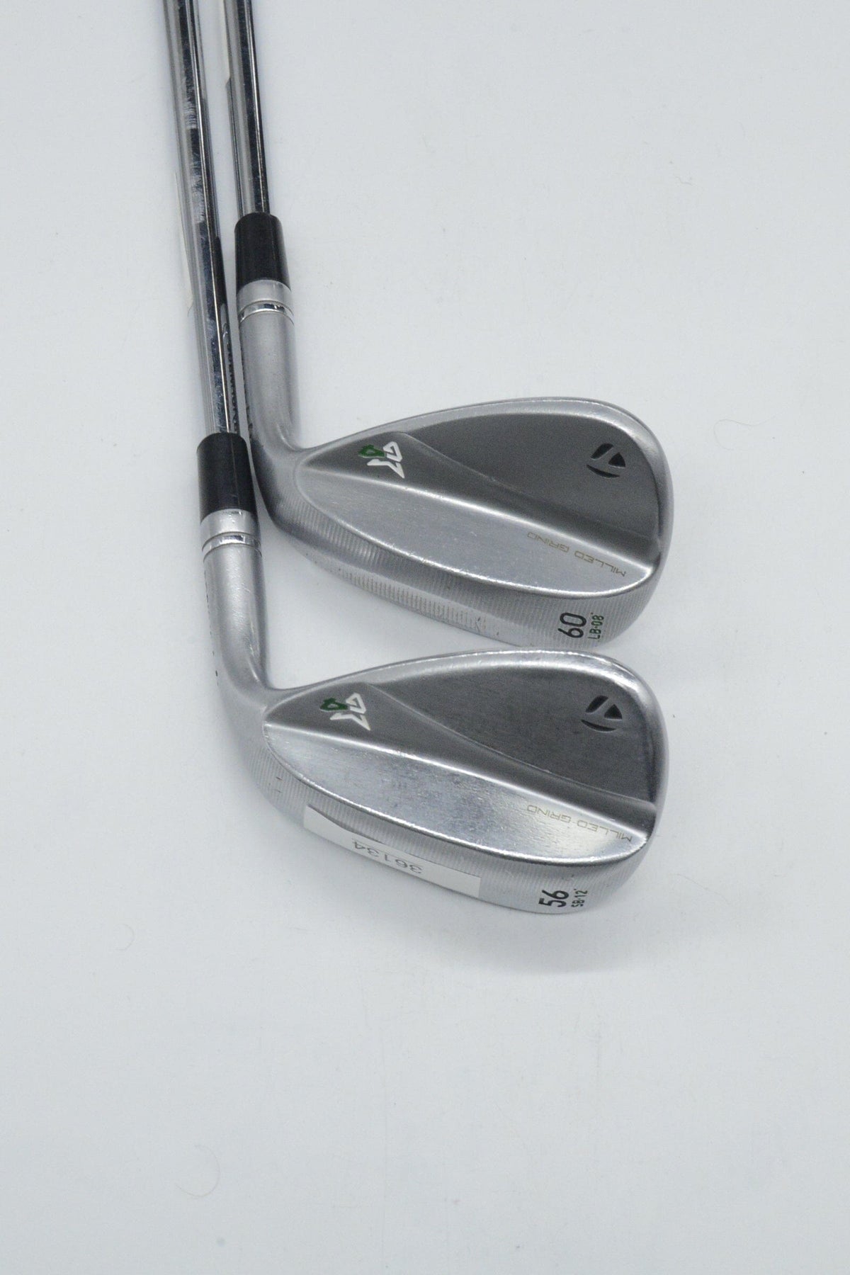 TaylorMade Milled Grind 4 Satin Chrome 56 & 60 Degree Wedge Set S Flex Golf Clubs GolfRoots 