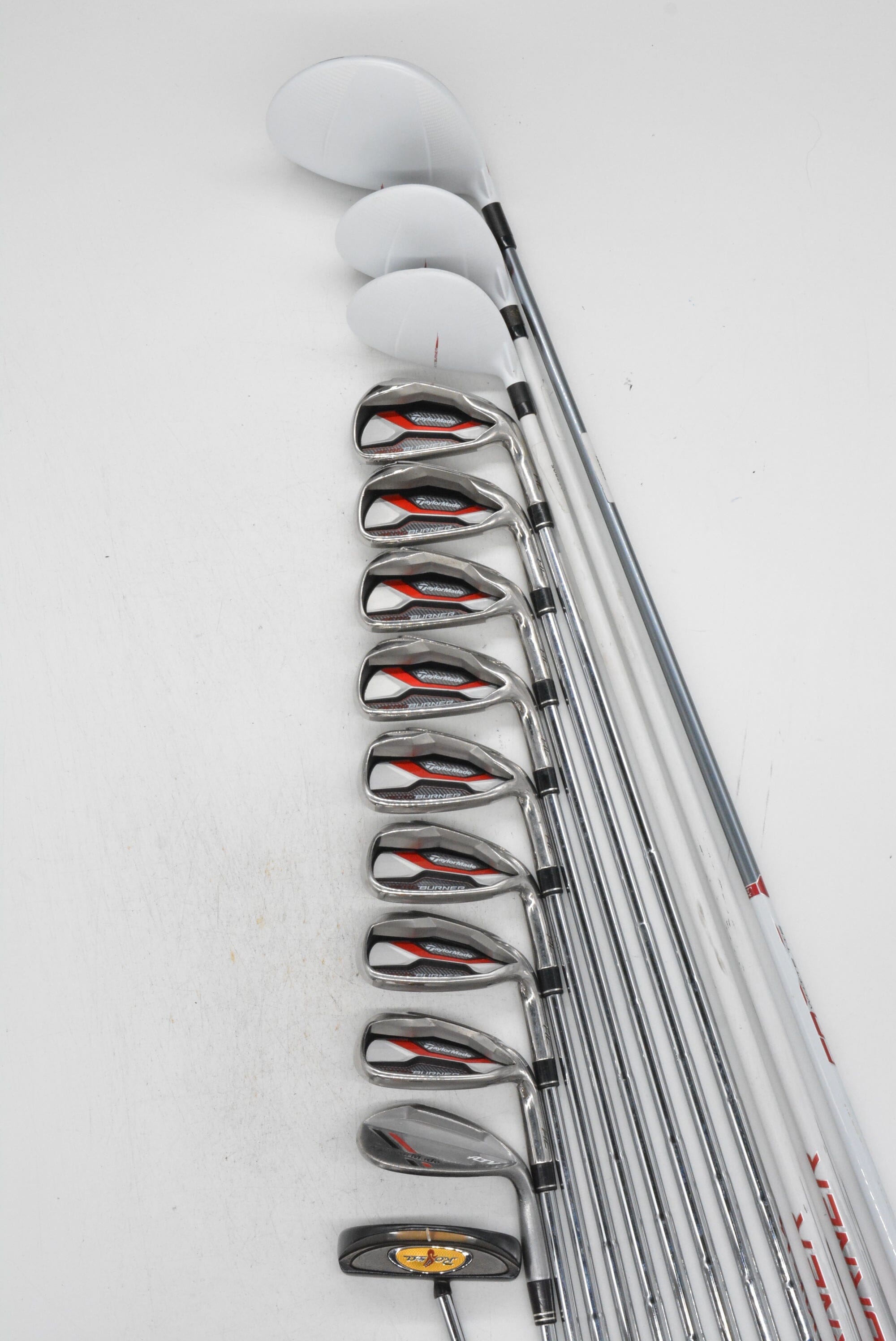 TaylorMade Aeroburner Mixed Full Set R Flex +0.25" Golf Clubs GolfRoots 