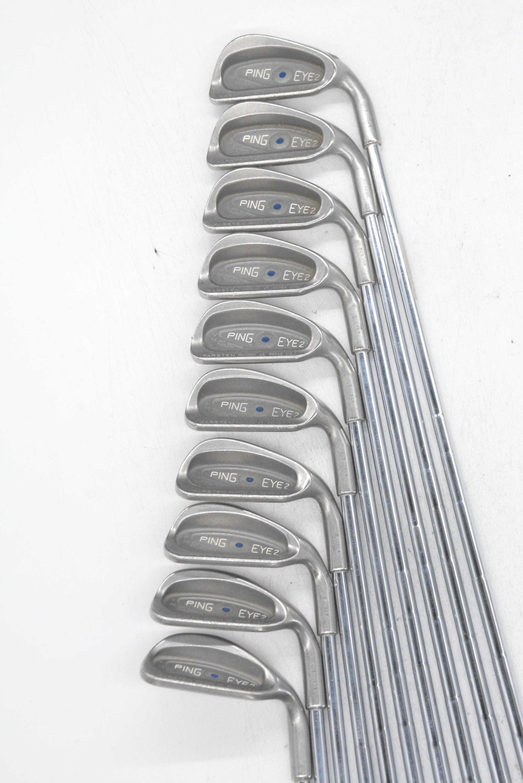 Ping Eye 2 3-PW, SW Iron Set S Flex -0.5" Golf Clubs GolfRoots 