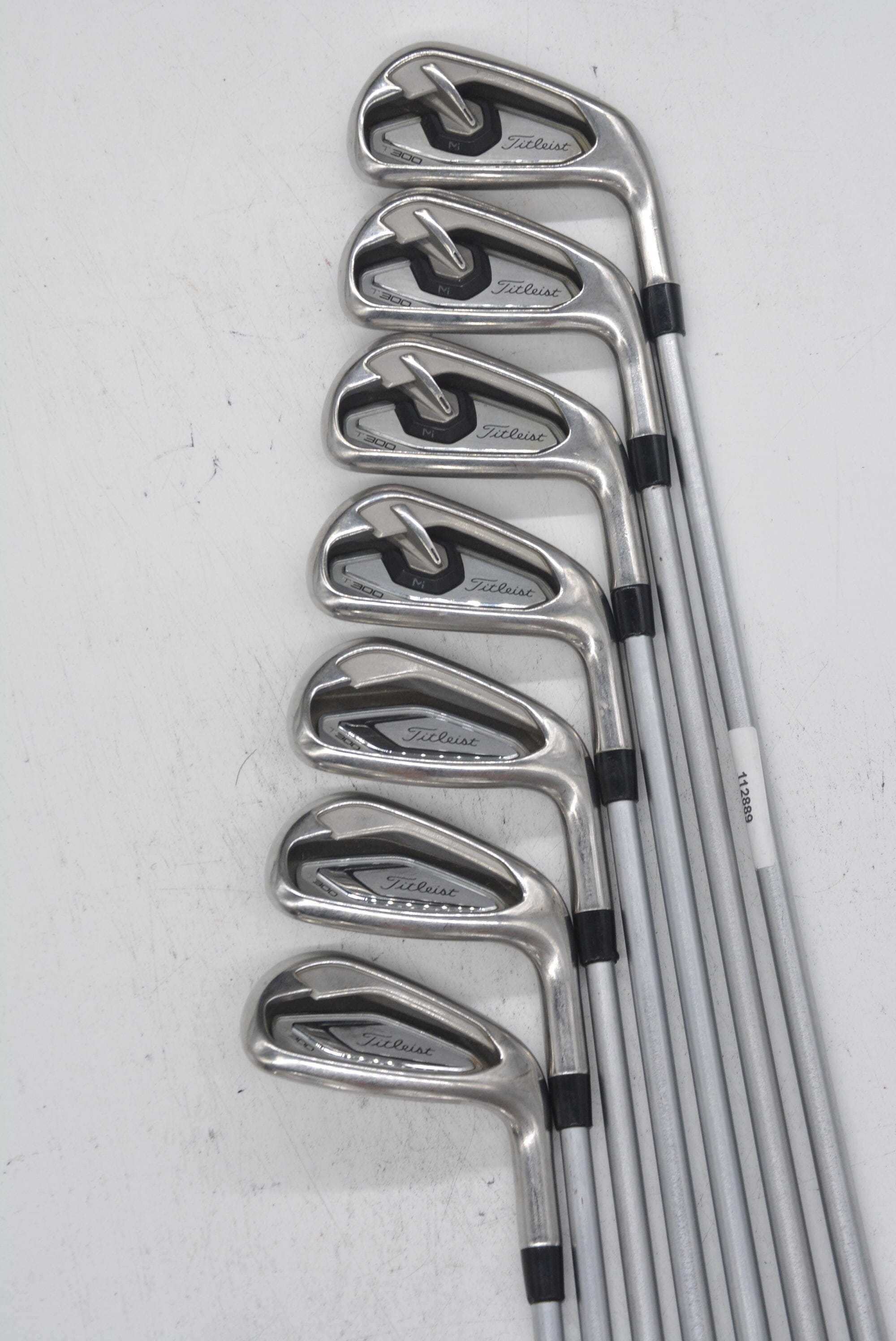 Titleist T300 4-PW Iron Set R Flex +0.5" Golf Clubs GolfRoots 