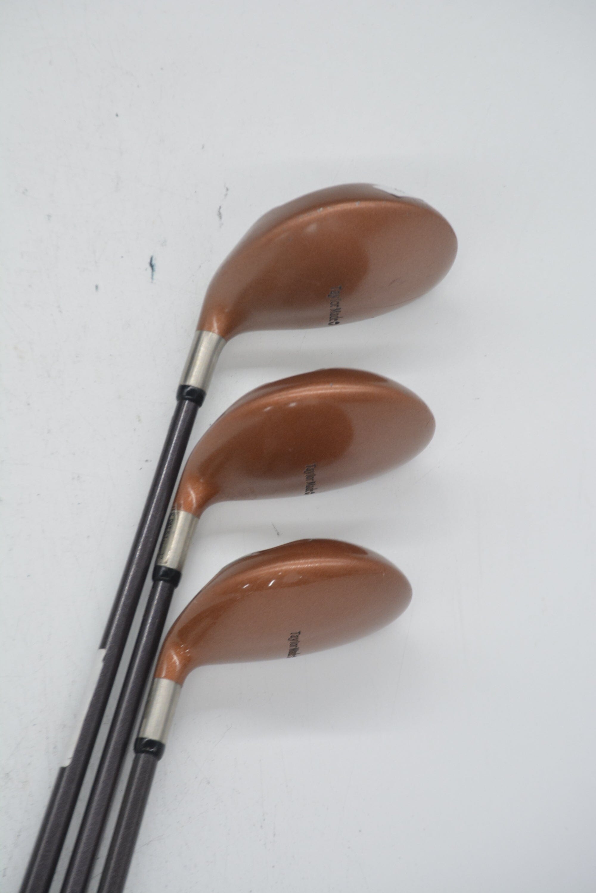 Lefty TaylorMade Burner Bubble D, 3W, 5W Wood Set S Flex Golf Clubs GolfRoots 