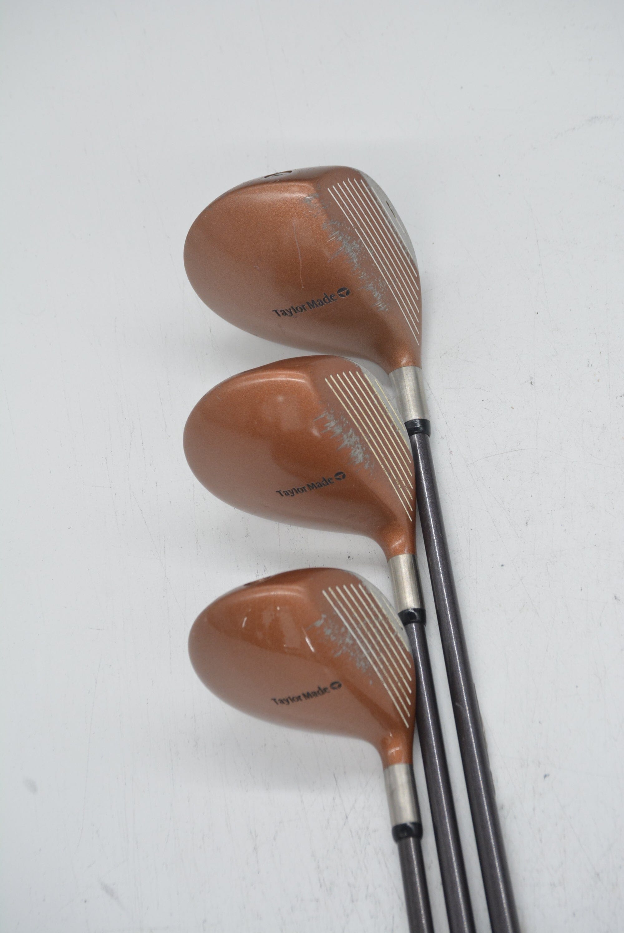 Lefty TaylorMade Burner Bubble D, 3W, 5W Wood Set S Flex Golf Clubs GolfRoots 