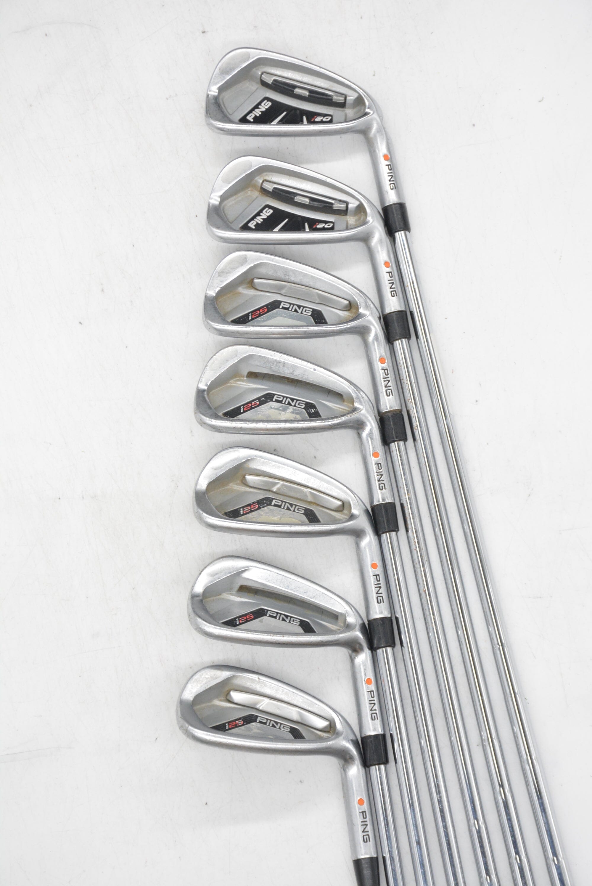 Ping I20/I25 Combo 5-AW Iron Set R Flex +1" Golf Clubs GolfRoots 