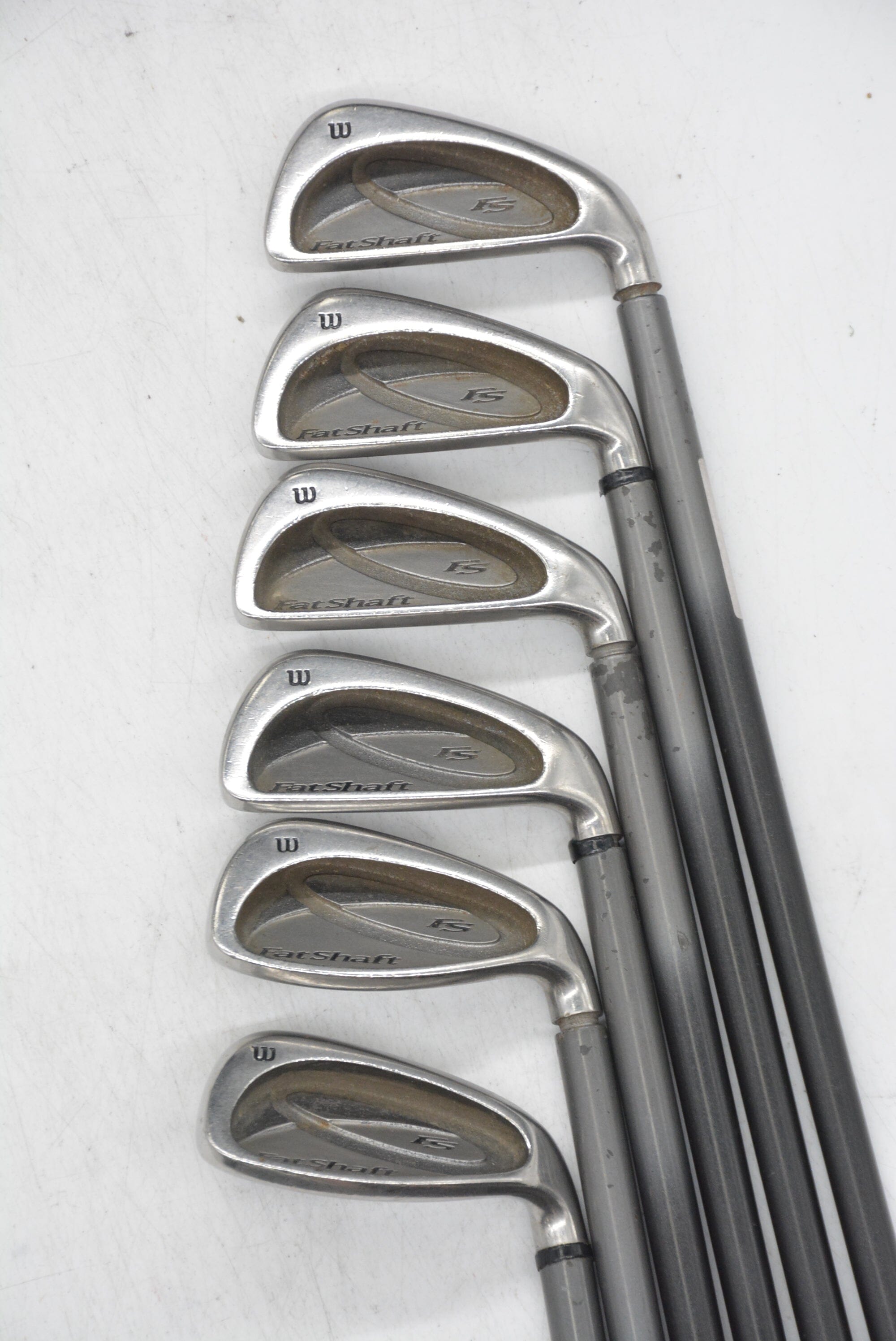 Wilson Fat Shaft 3-5, 7-8, PW Iron Set R Flex Std Length Golf Clubs GolfRoots 