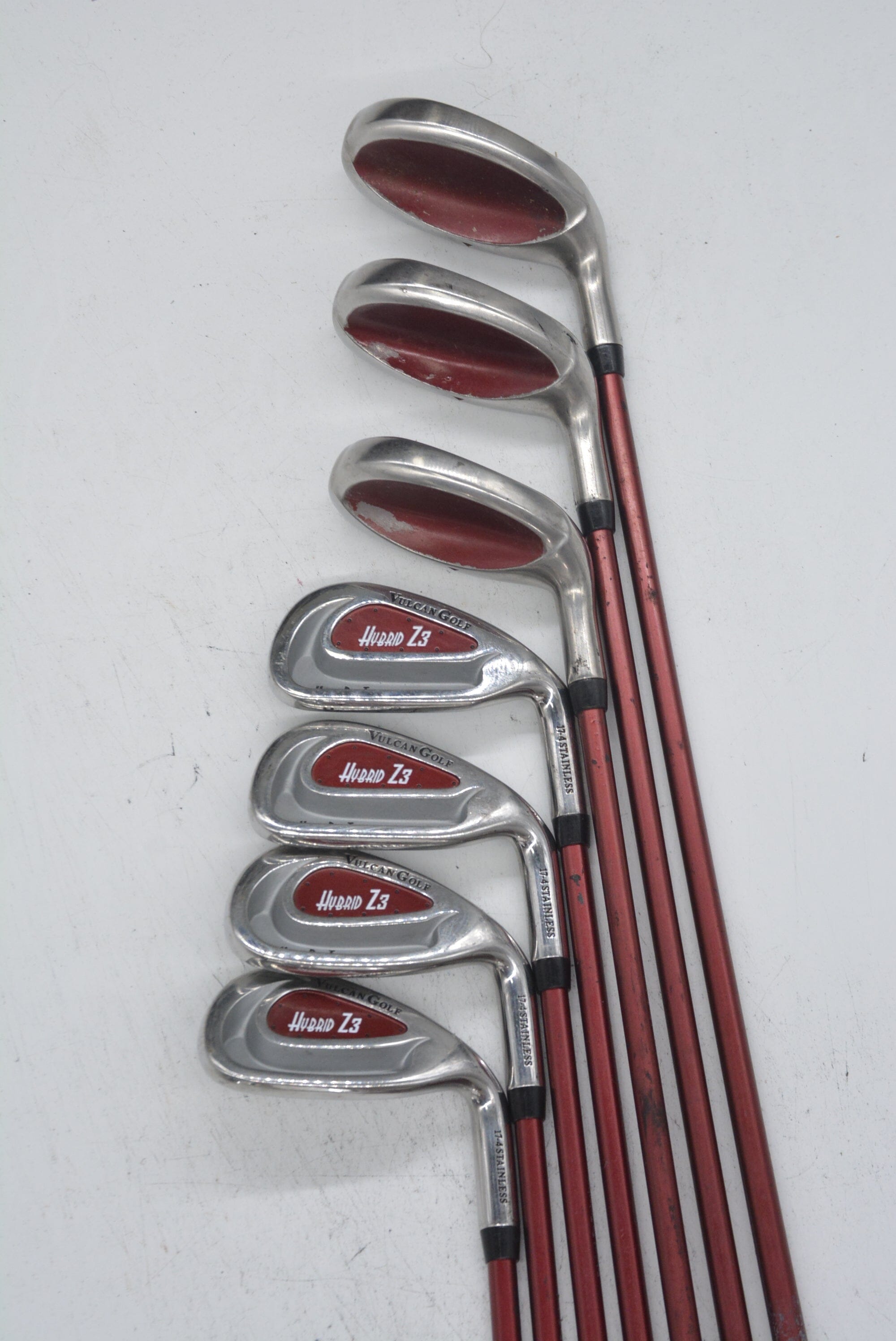 Volcan Z3 Combo 3H-5H, 6-9 Iron Set S Flex -0.75" Golf Clubs GolfRoots 