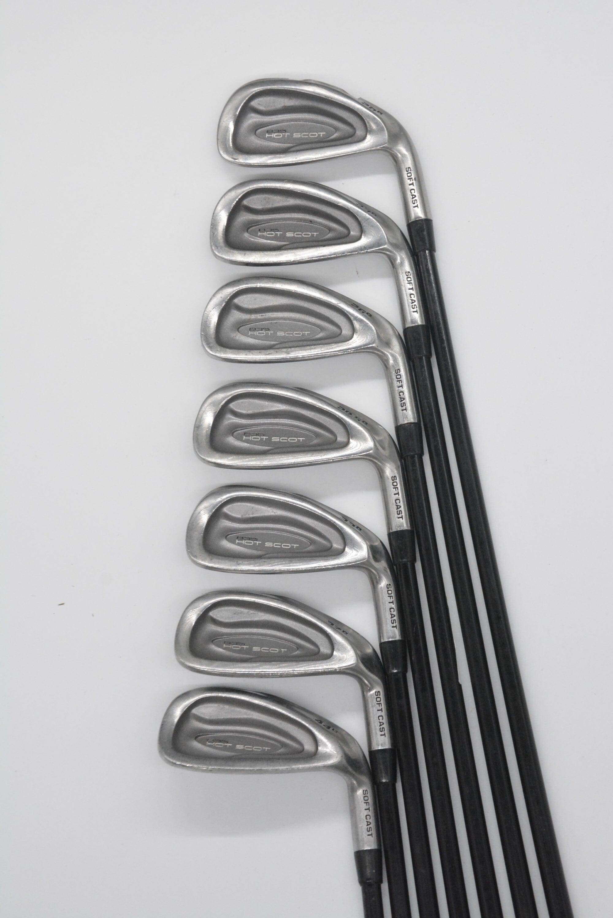 Tommy Armour 835 Hot Scot 3-8, PW Iron Set R Flex -0.25" Golf Clubs GolfRoots 