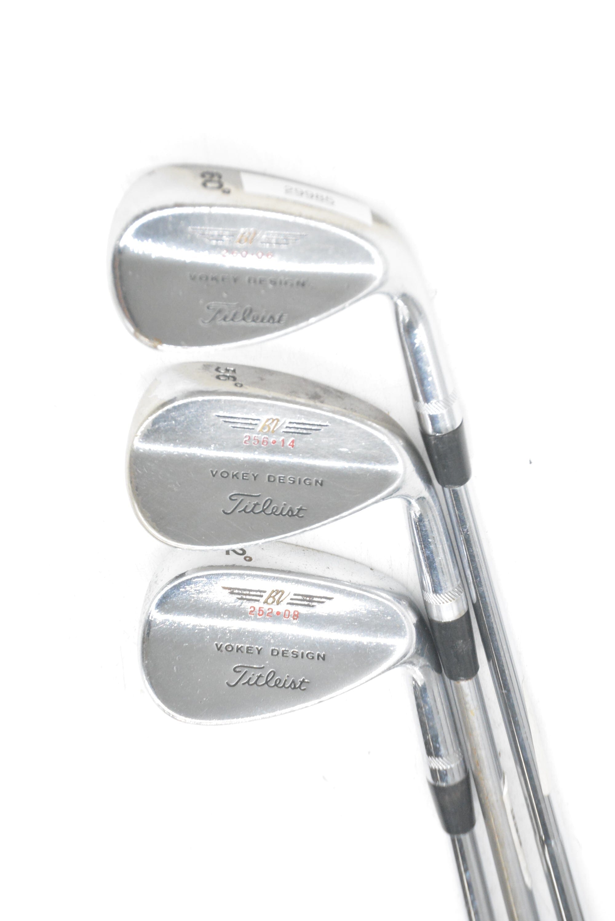 Titleist Vokey Chrome 200 Series 52, 56, 60 Degree Wedge Set Wedge Flex Golf Clubs GolfRoots 