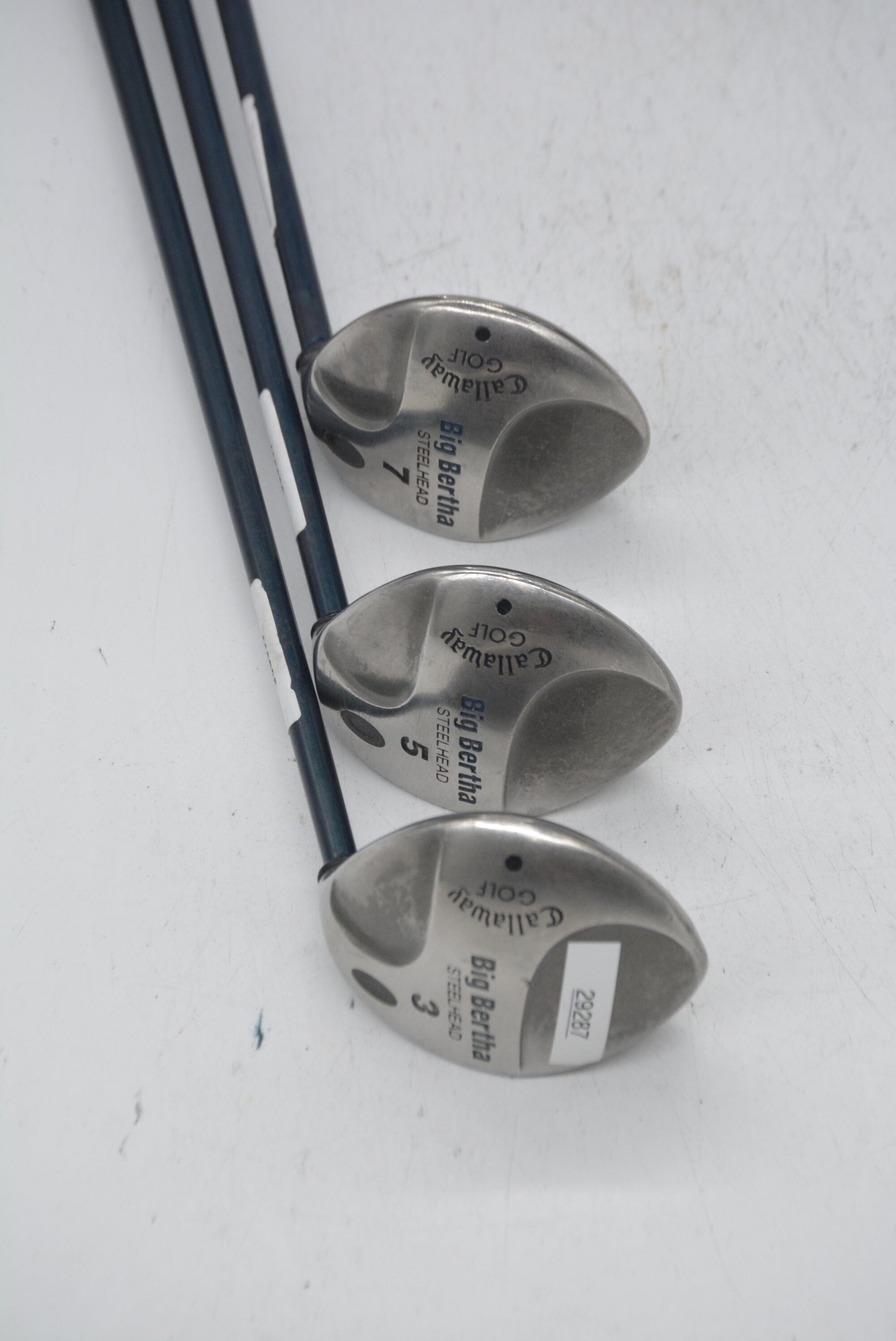Women's Callaway Big Bertha Steelhead 3W, 5W, 7W Wood Set W Flex Golf Clubs GolfRoots 